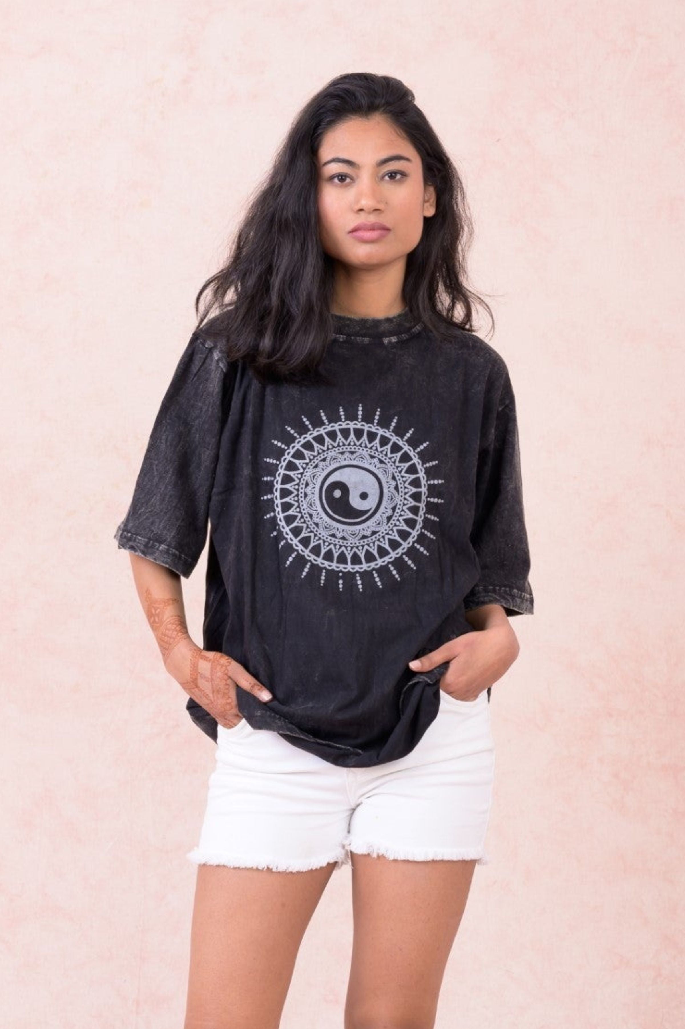 Rhea Yin Yang Mandala T-Shirt