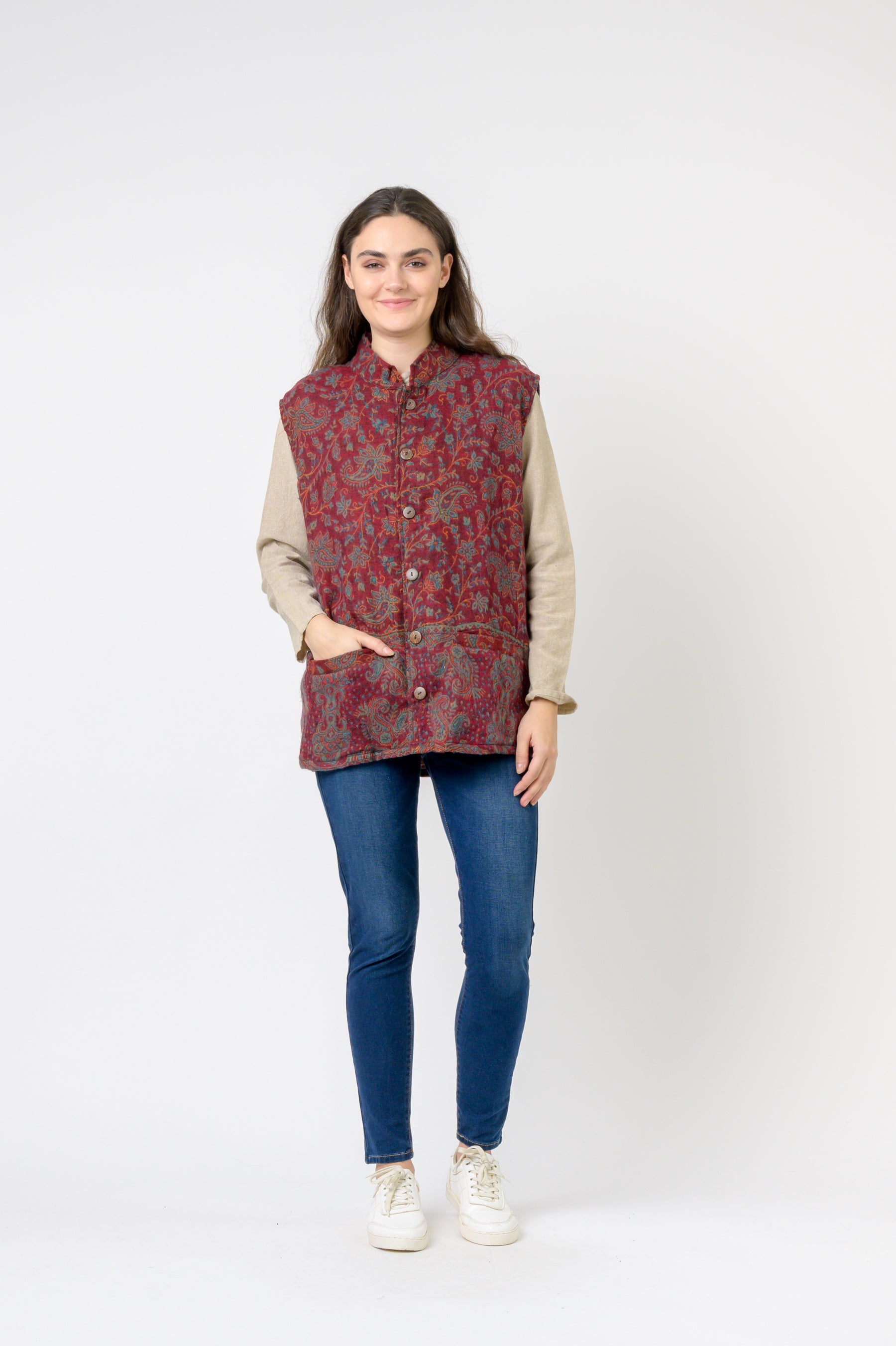 Rhea Nehru Collar Vest