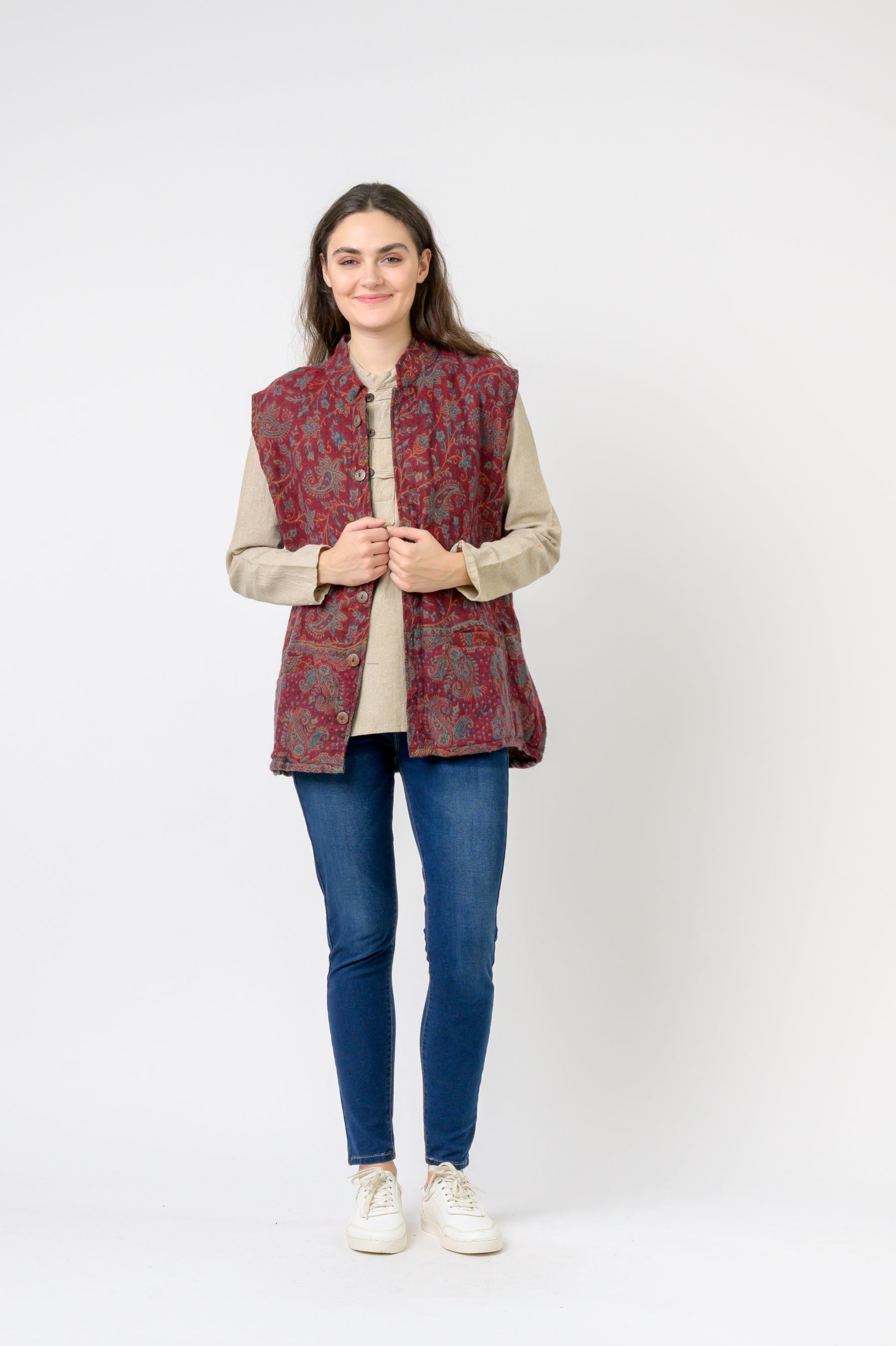 Rhea Nehru Collar Vest