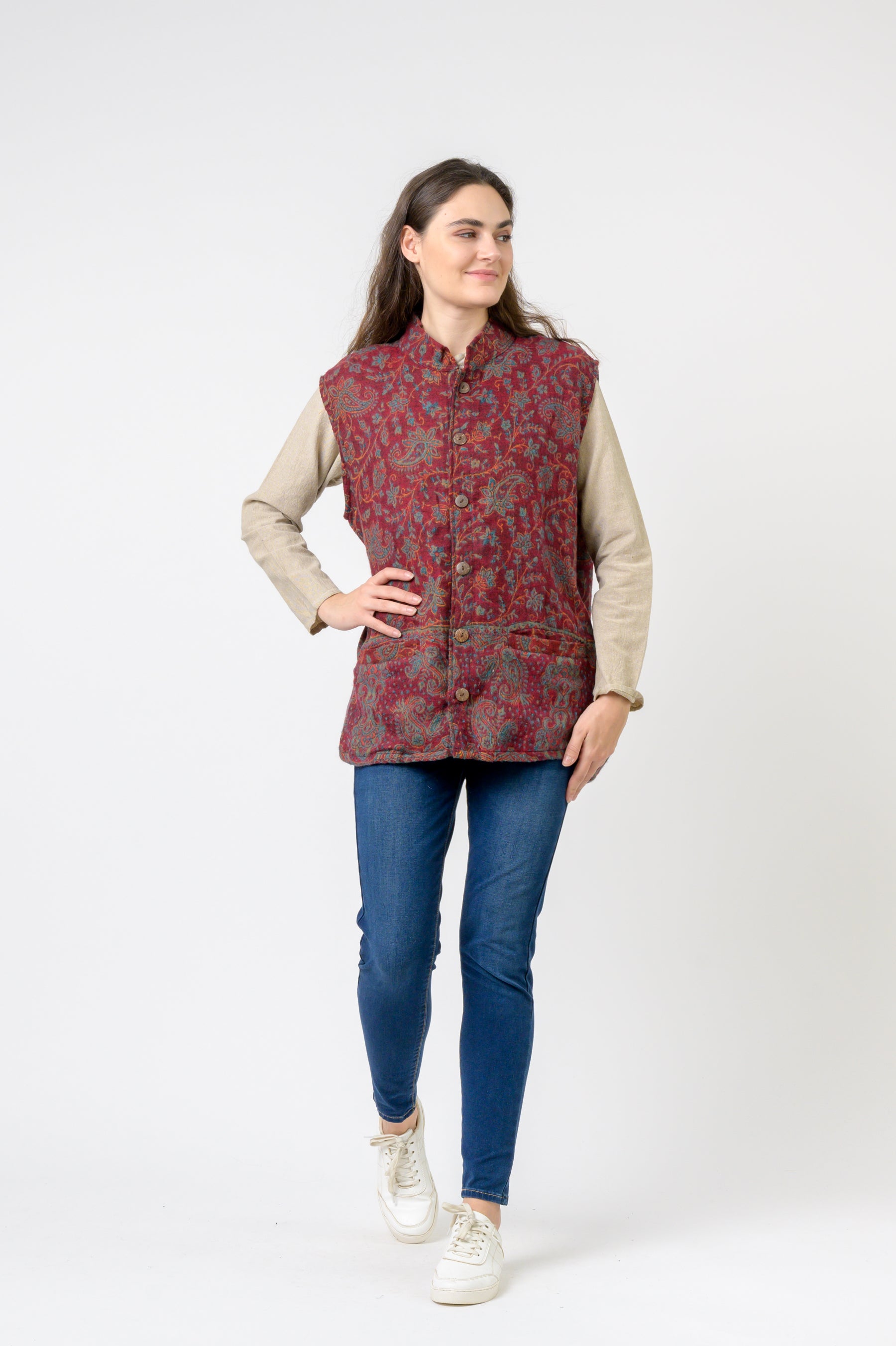 Rhea Nehru Collar Vest