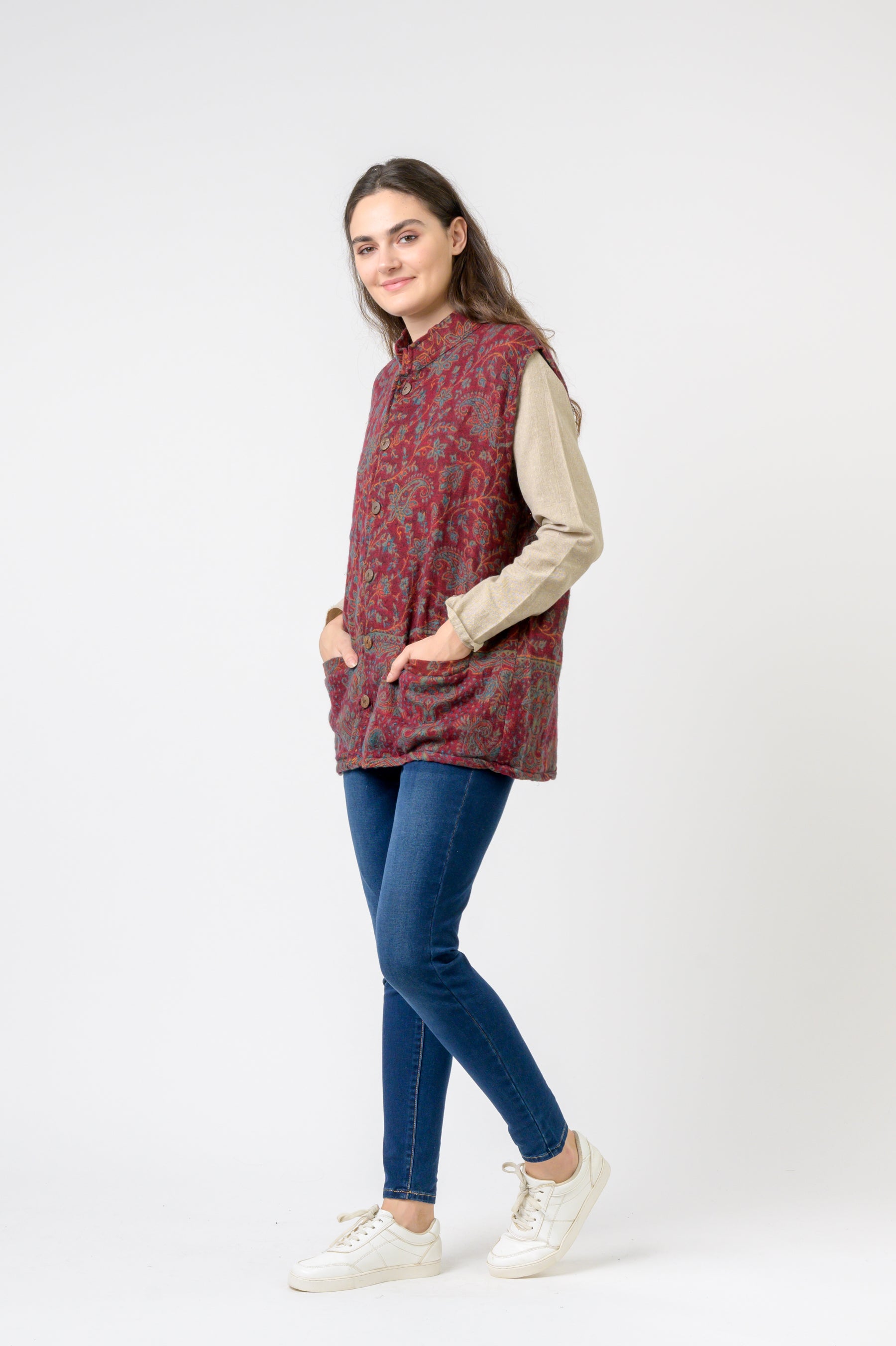 Rhea Nehru Collar Vest