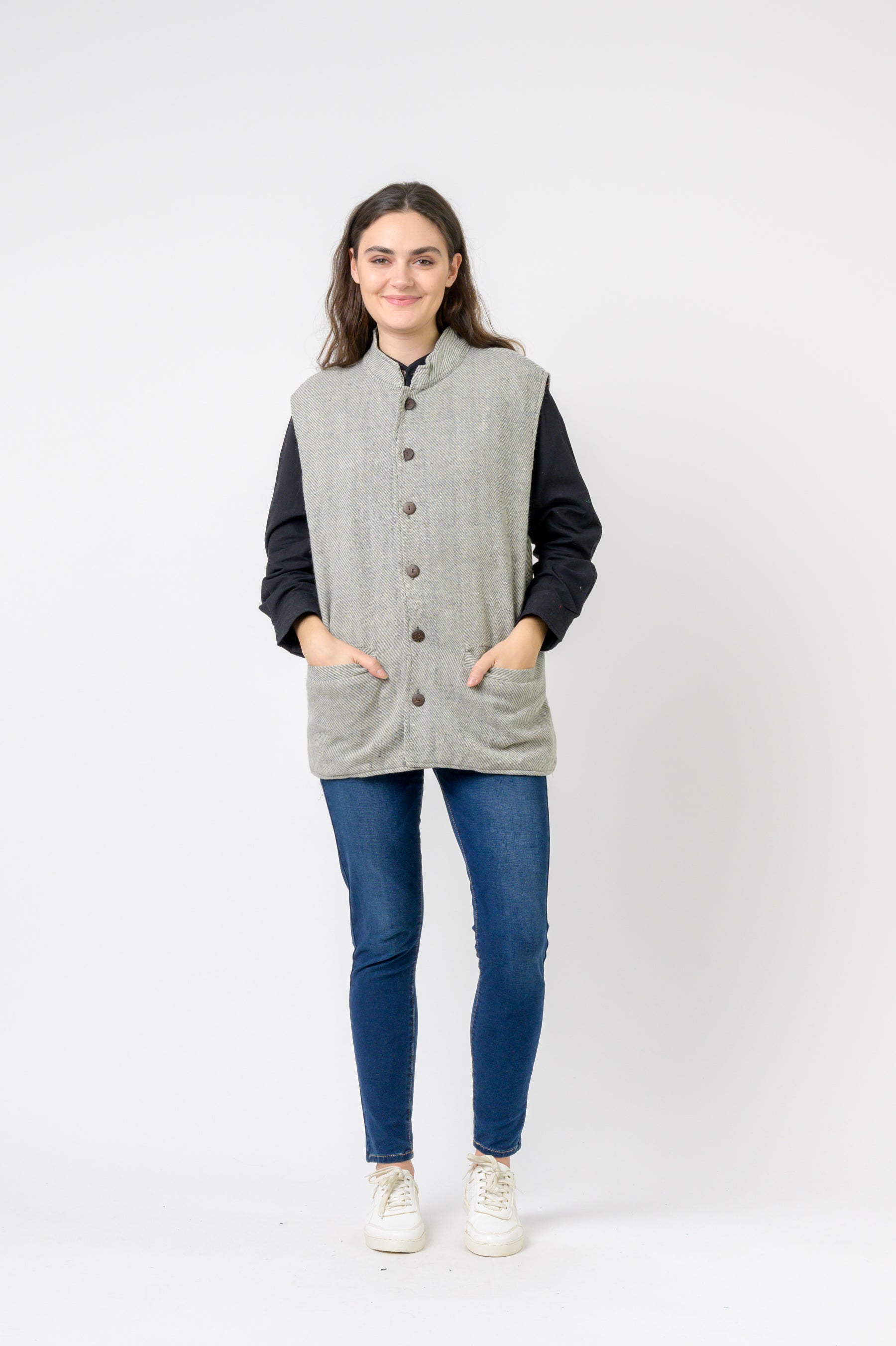 Rhea Nehru Collar Vest