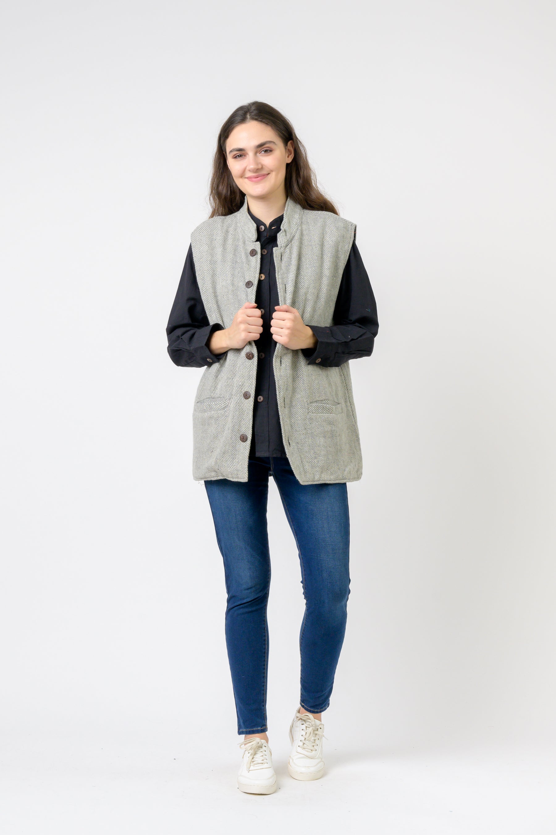 Rhea Nehru Collar Vest