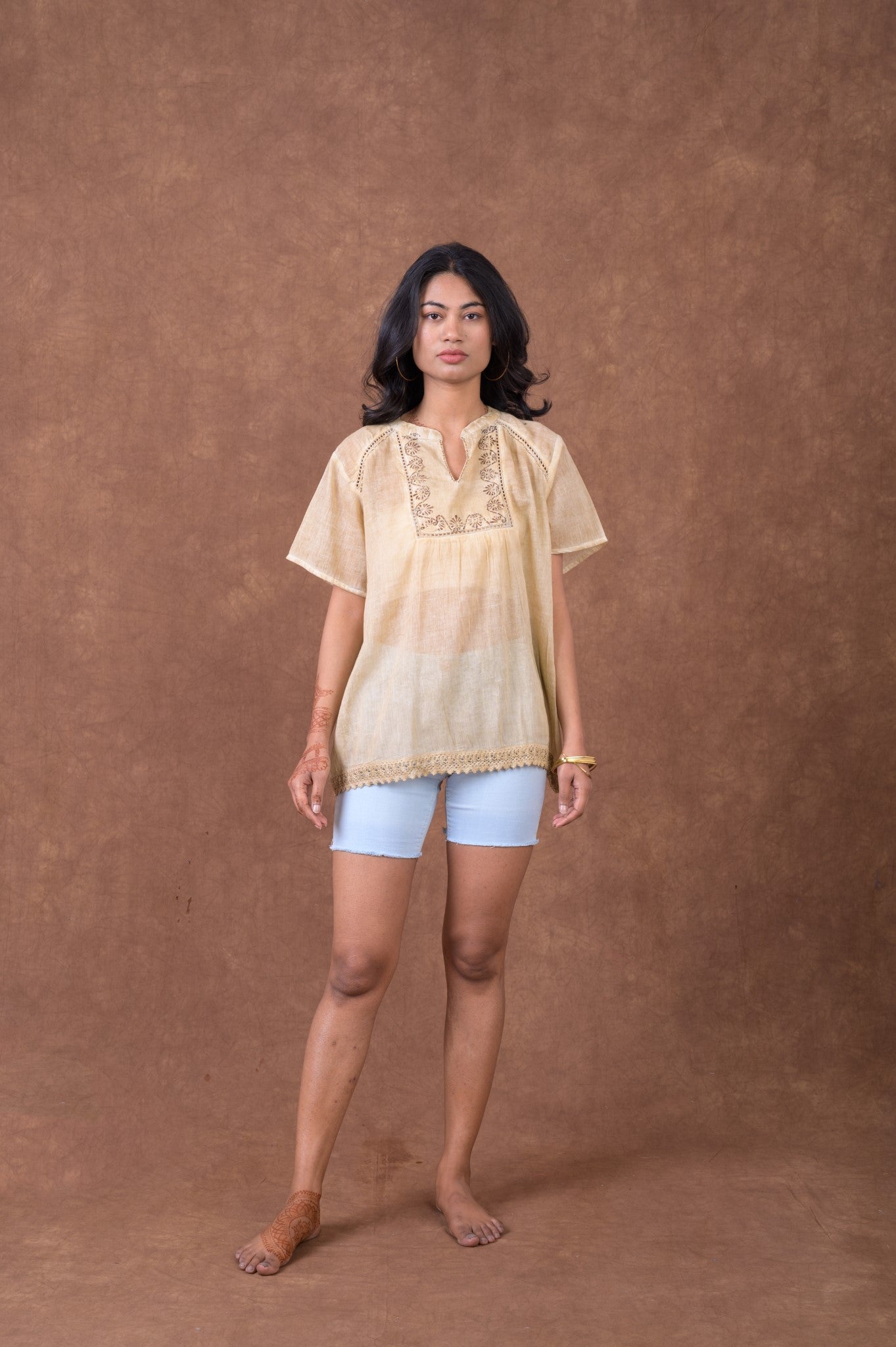 Rhea Fashion Short Sleeve Top