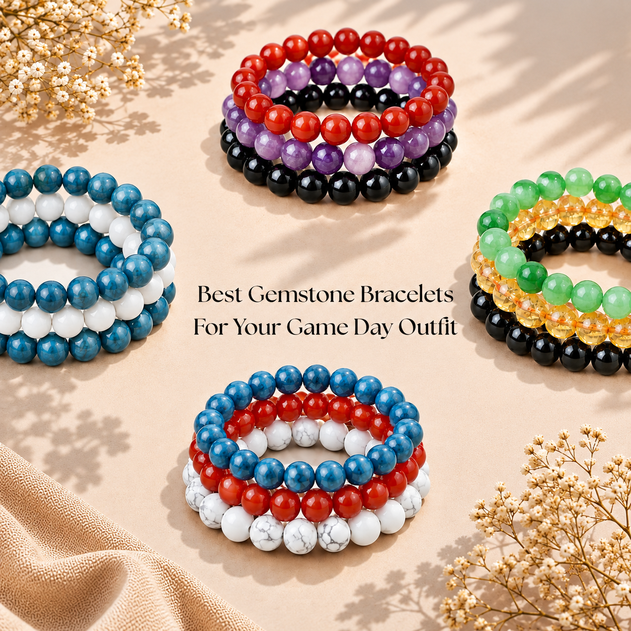 Best Gemstone Bracelets for Your Game Day Outfit