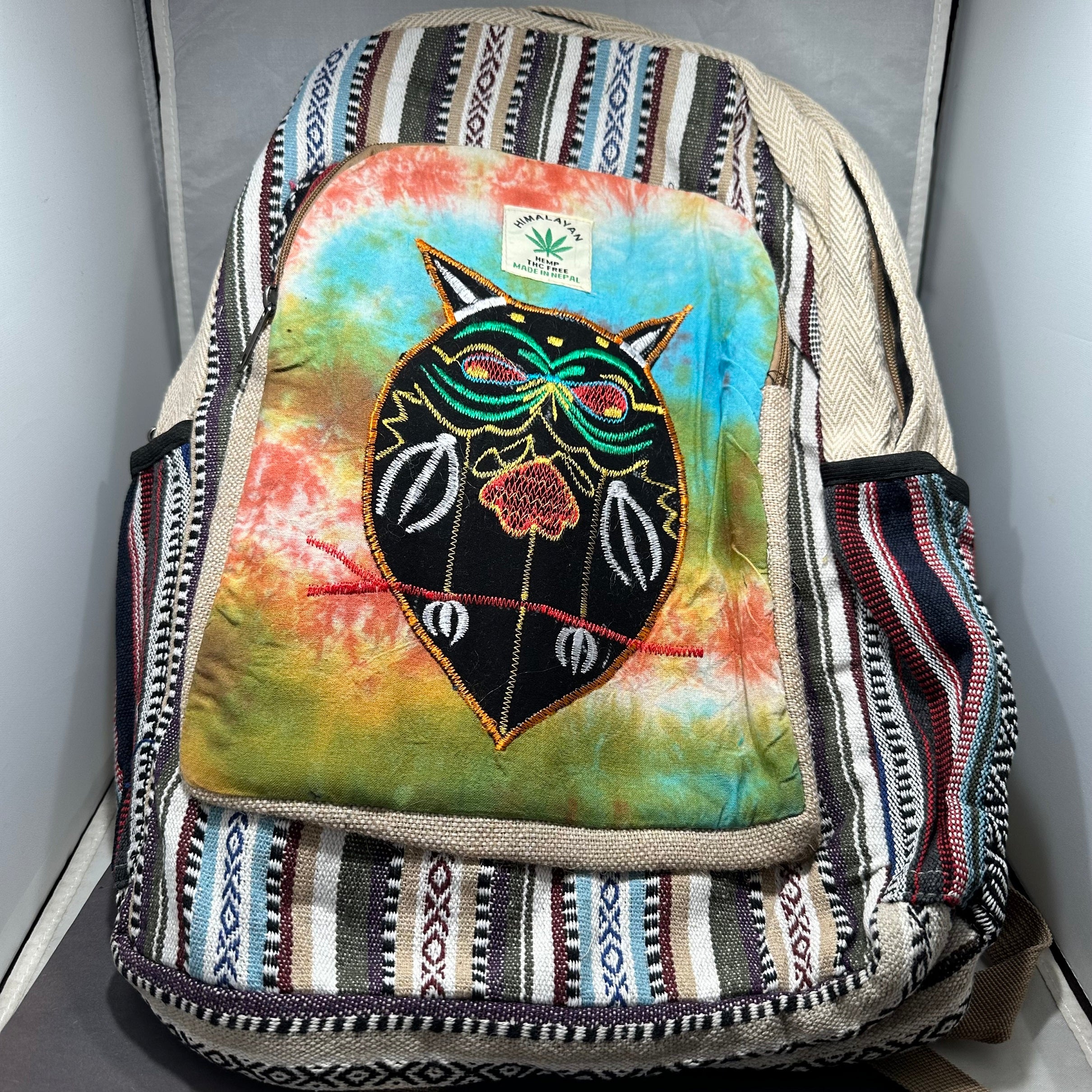 Owl Hemp Backpack