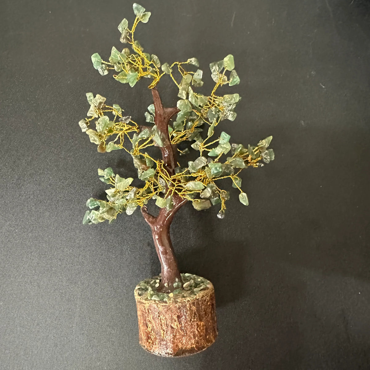 Medium Wooden Base Gemstone Tree