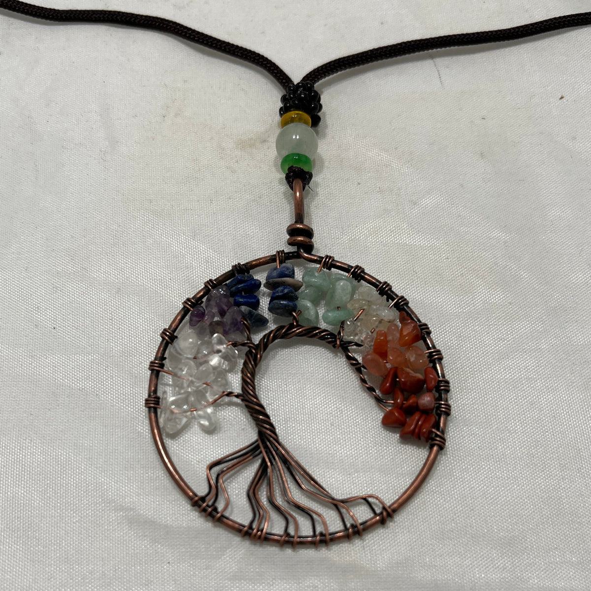 Henna Shoppe's 7 Chakra Tree of Life Necklace | Henna Shoppe