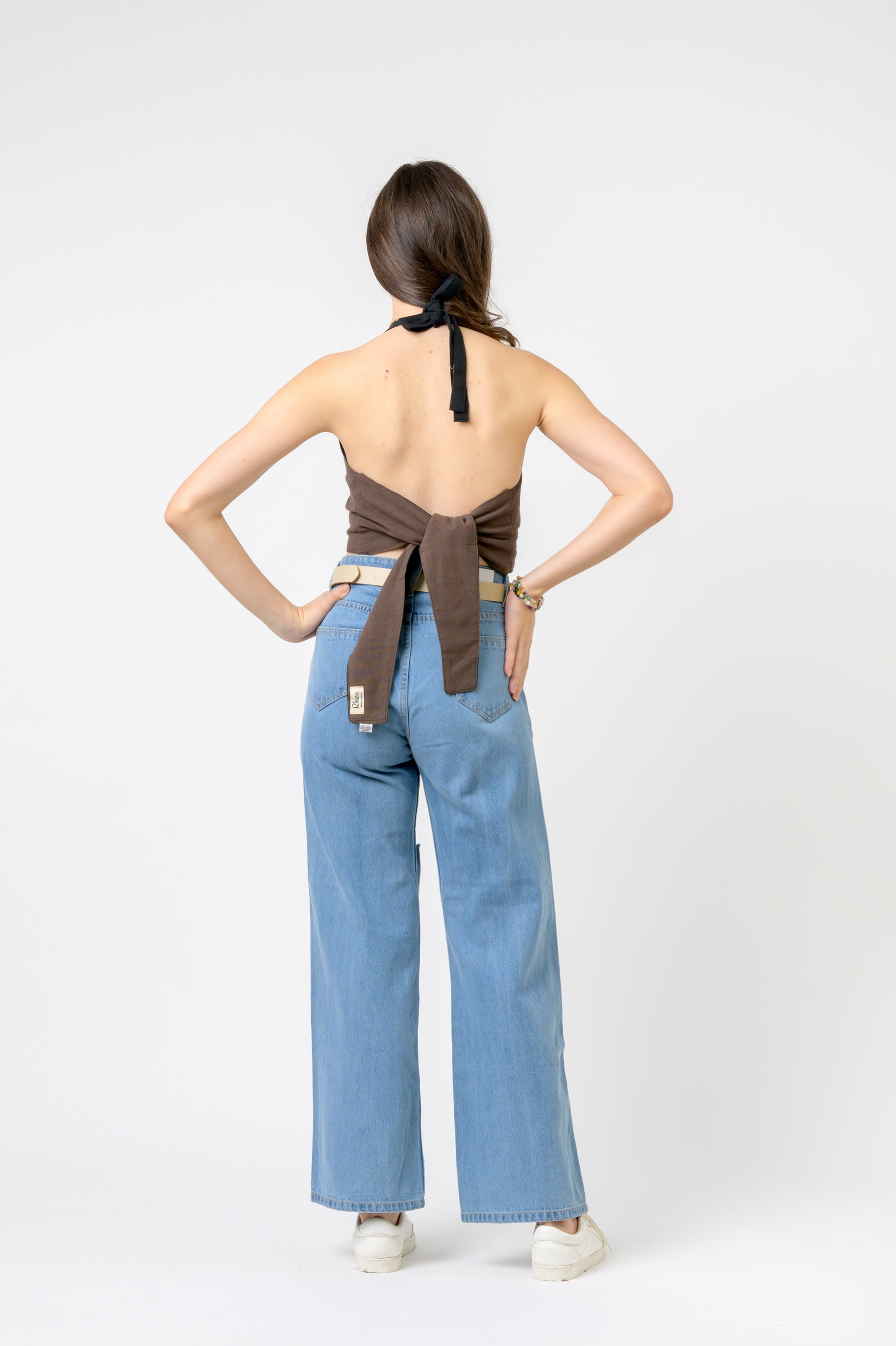 Rhea Halter Cotton Top