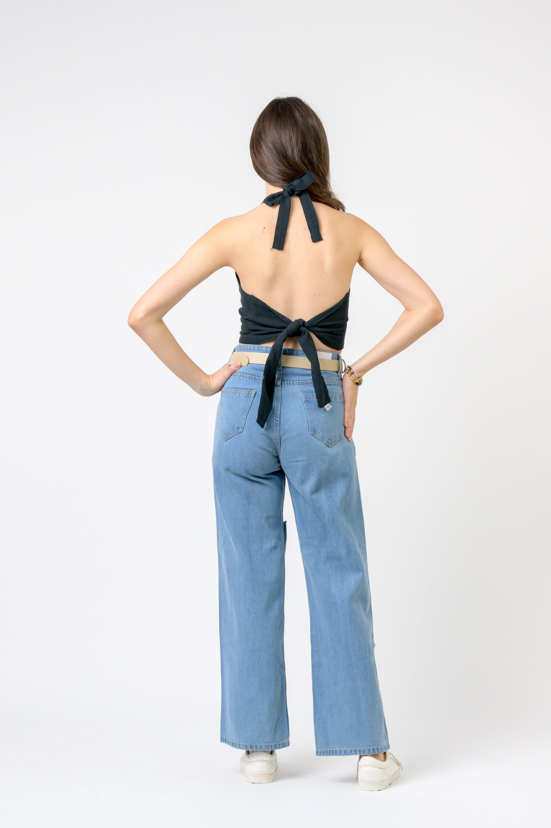 Rhea Halter Cotton Top