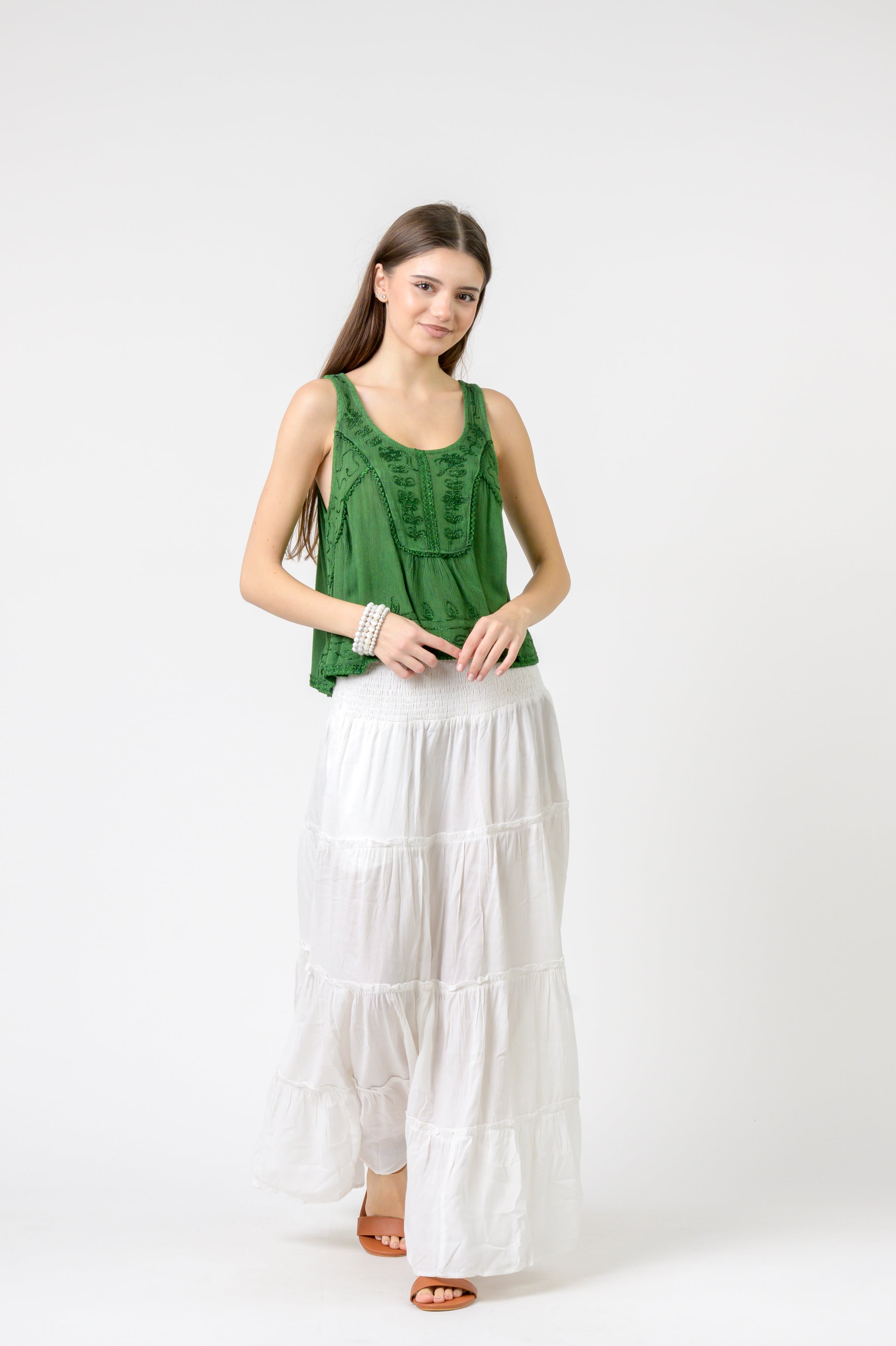 Rhea Petticoat Crop Top