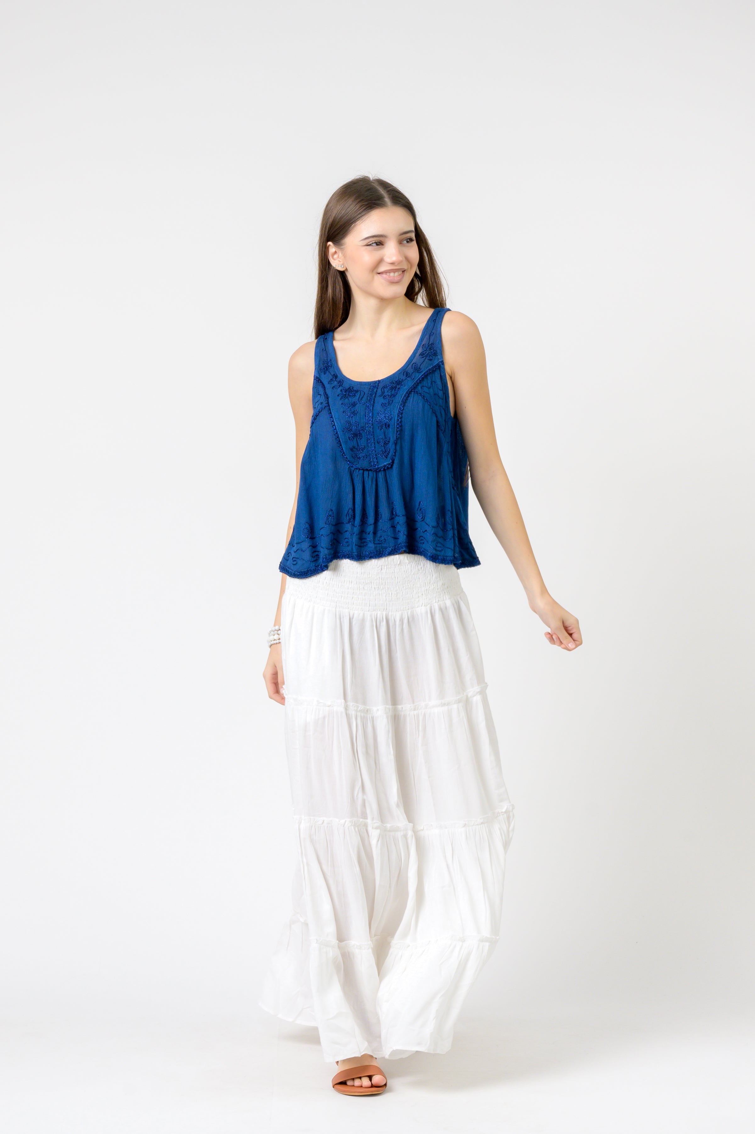 Rhea Petticoat Crop Top