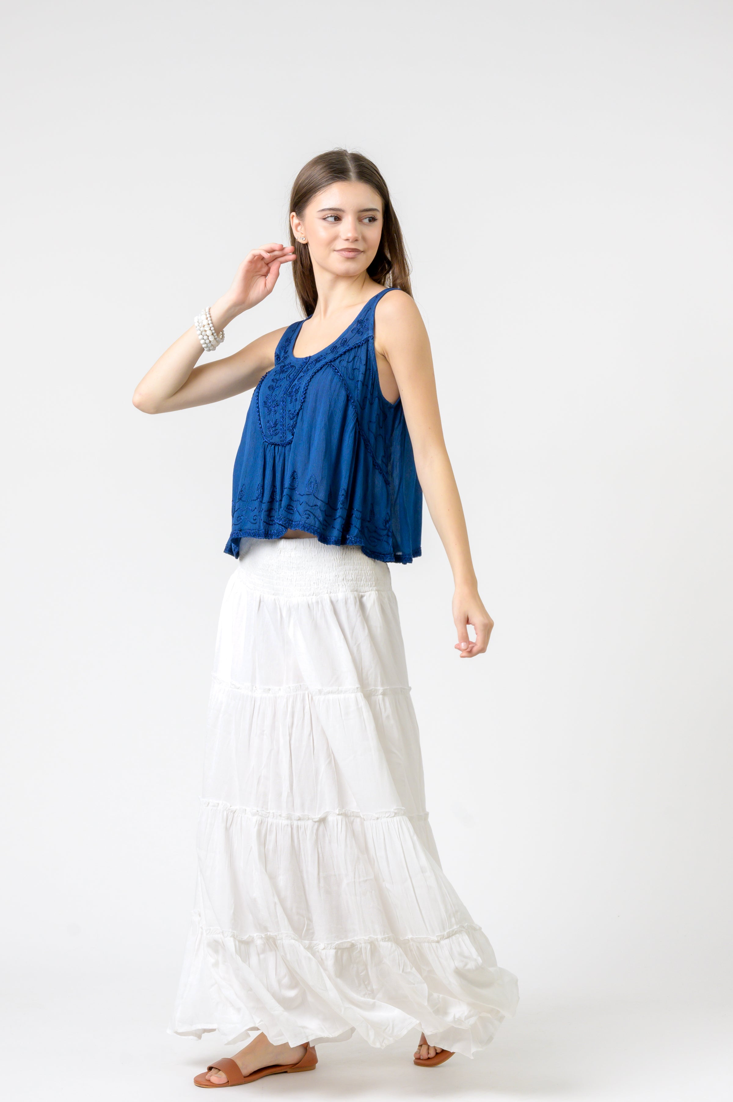 Rhea Petticoat Crop Top