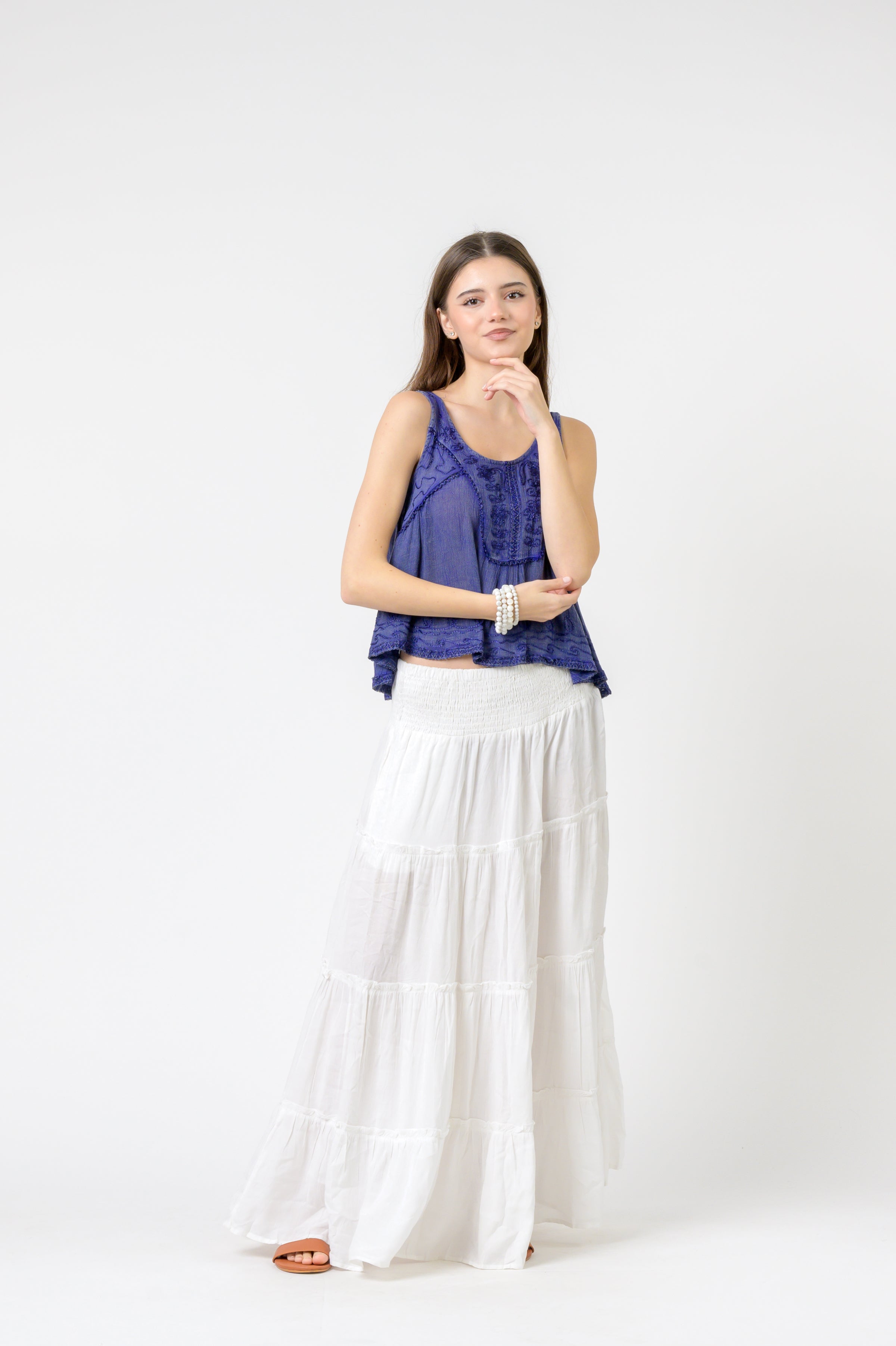 Rhea Petticoat Crop Top