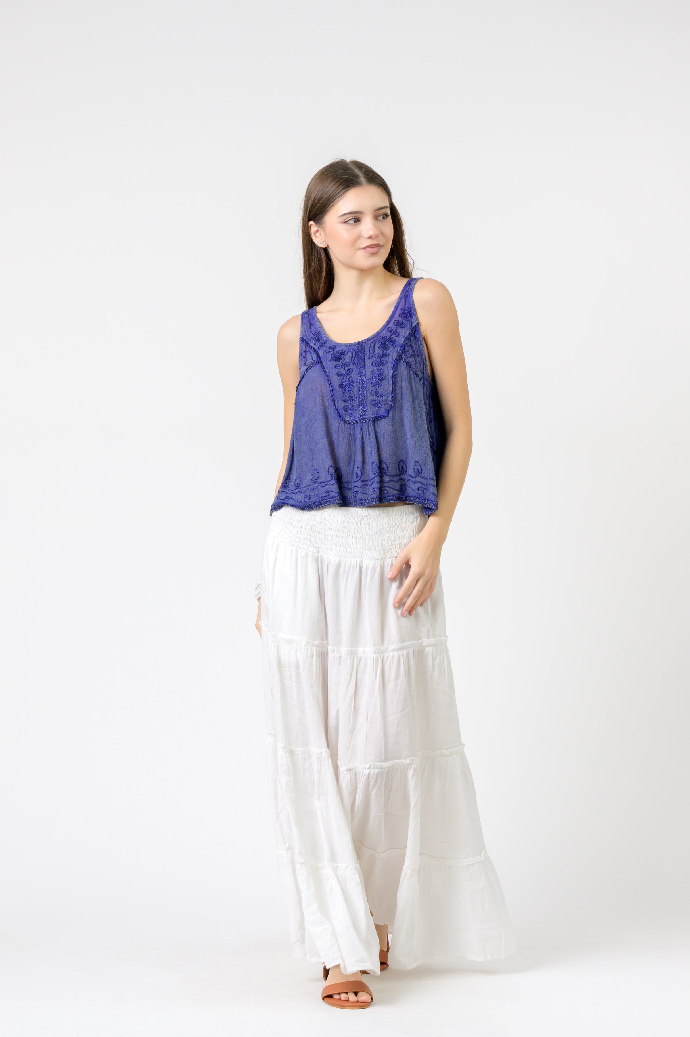 Rhea Petticoat Crop Top