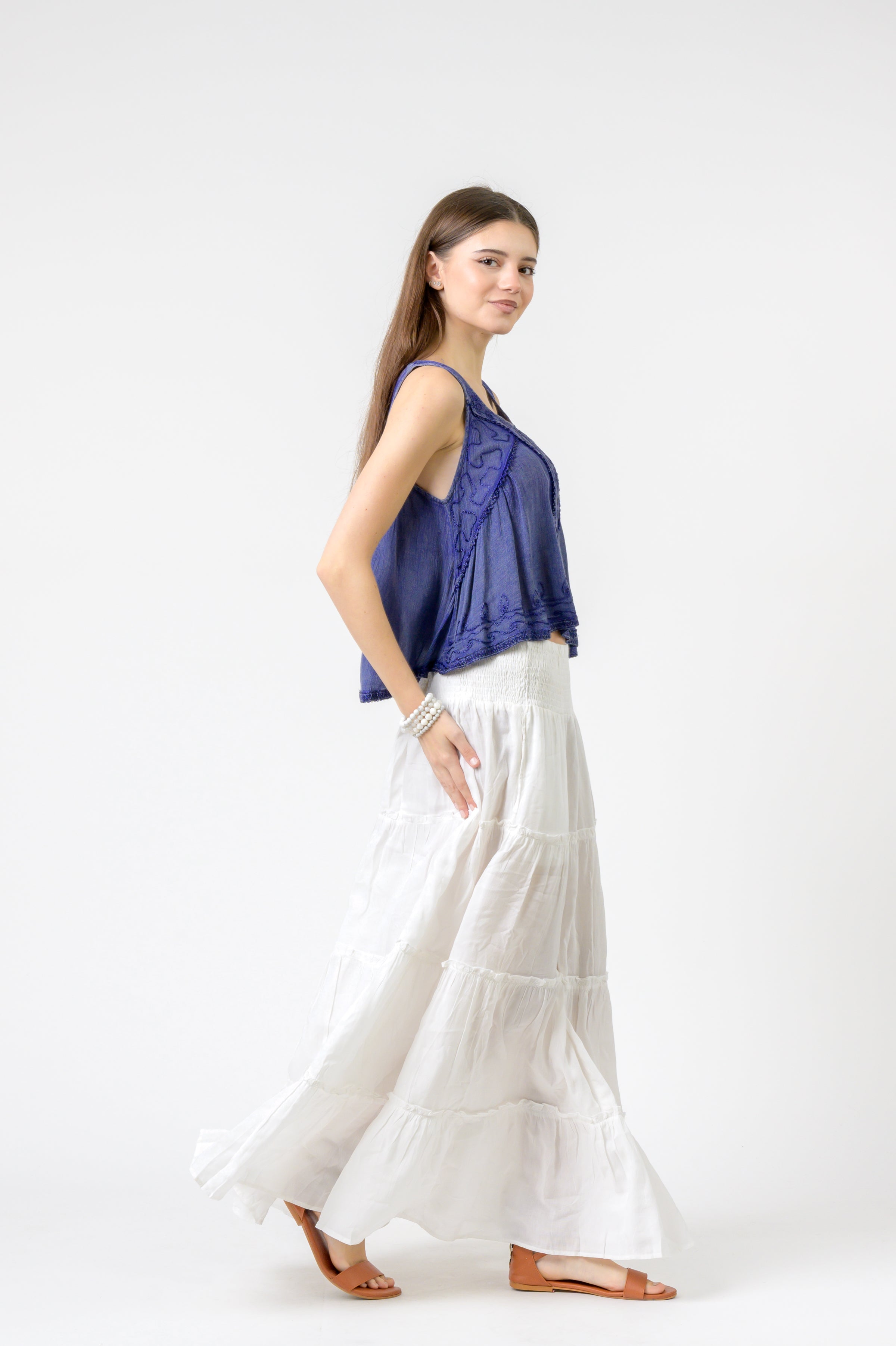 Rhea Petticoat Crop Top