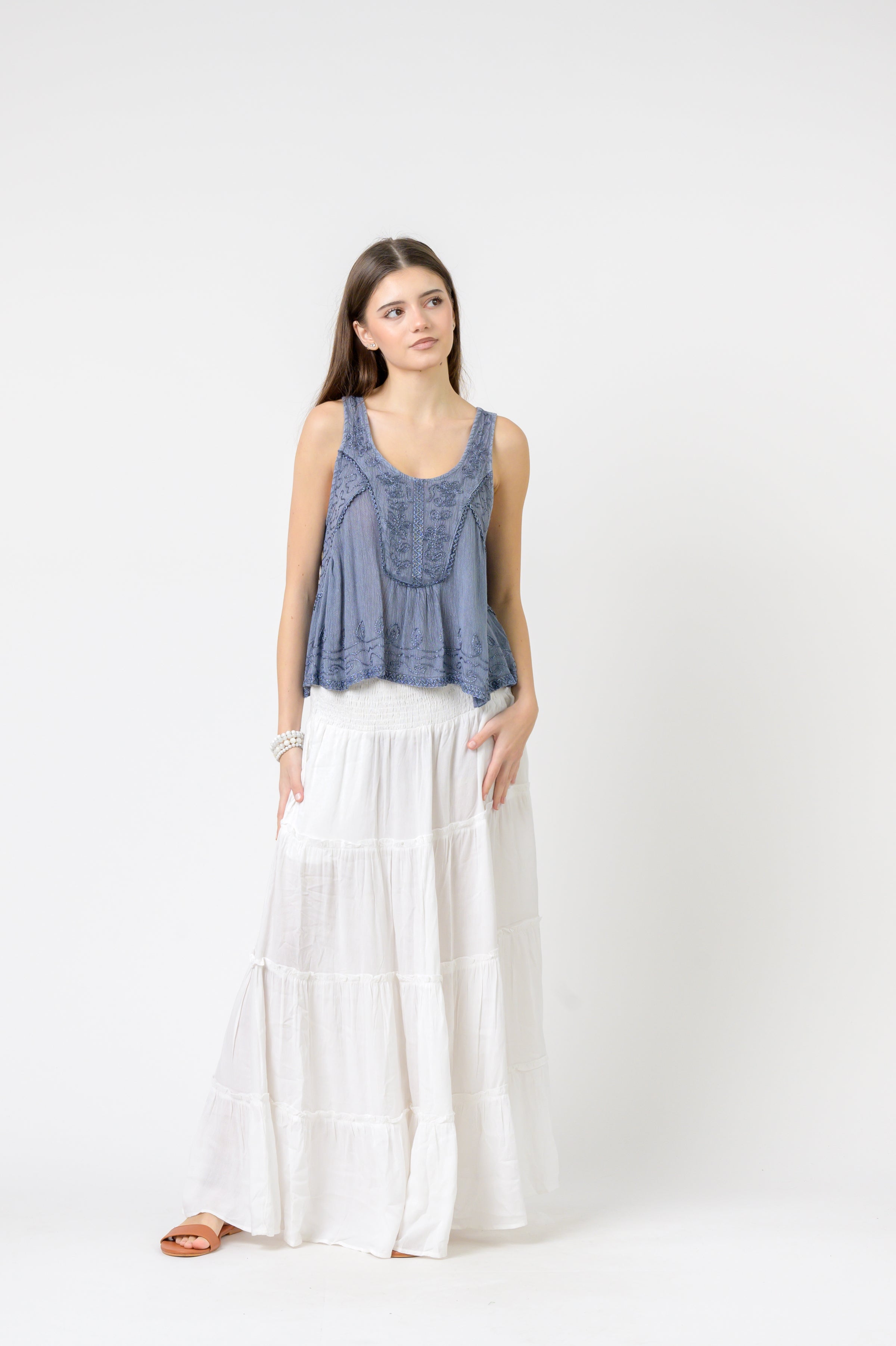 Rhea Petticoat Crop Top