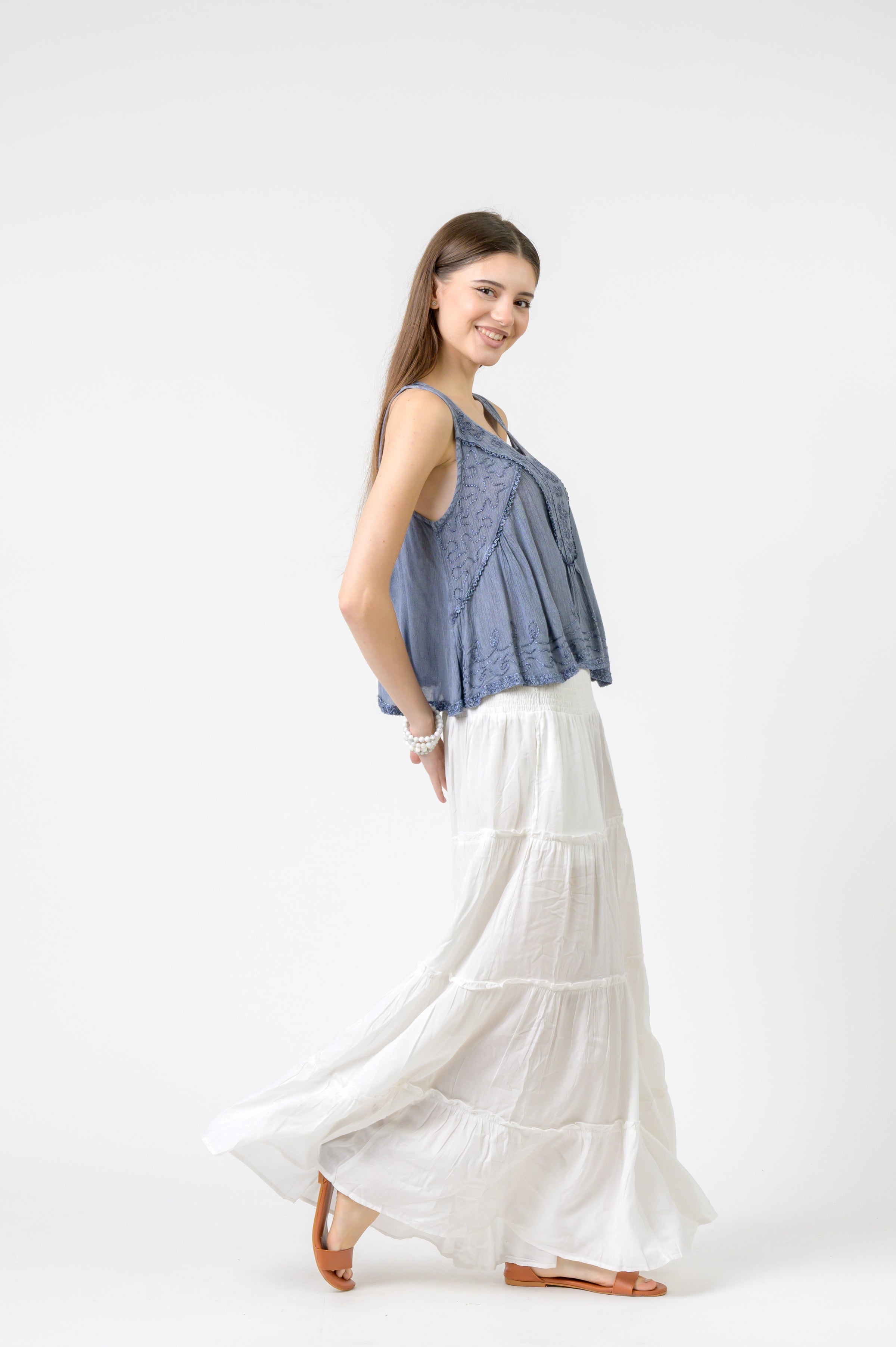 Rhea Petticoat Crop Top