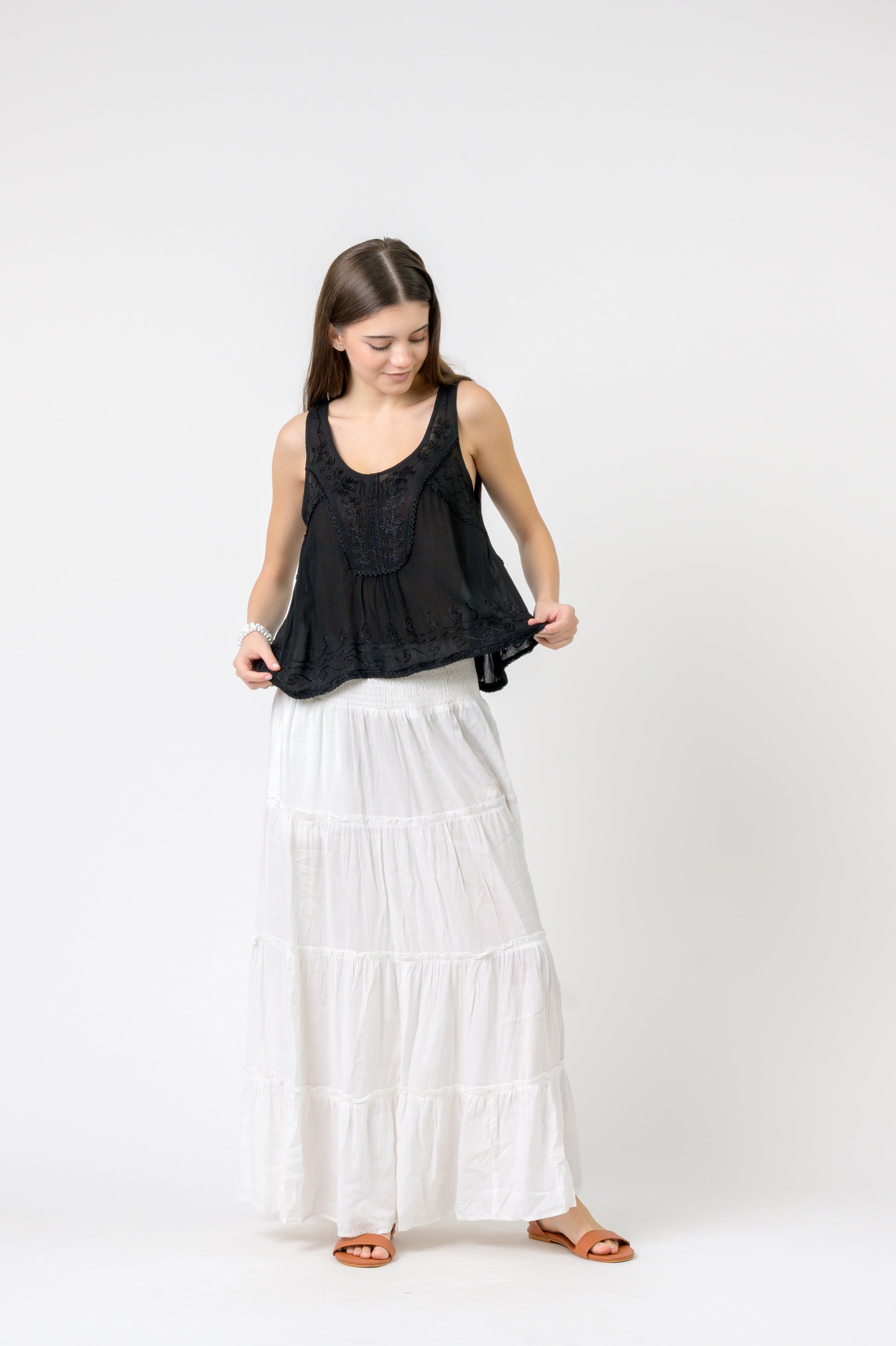 Rhea Petticoat Crop Top