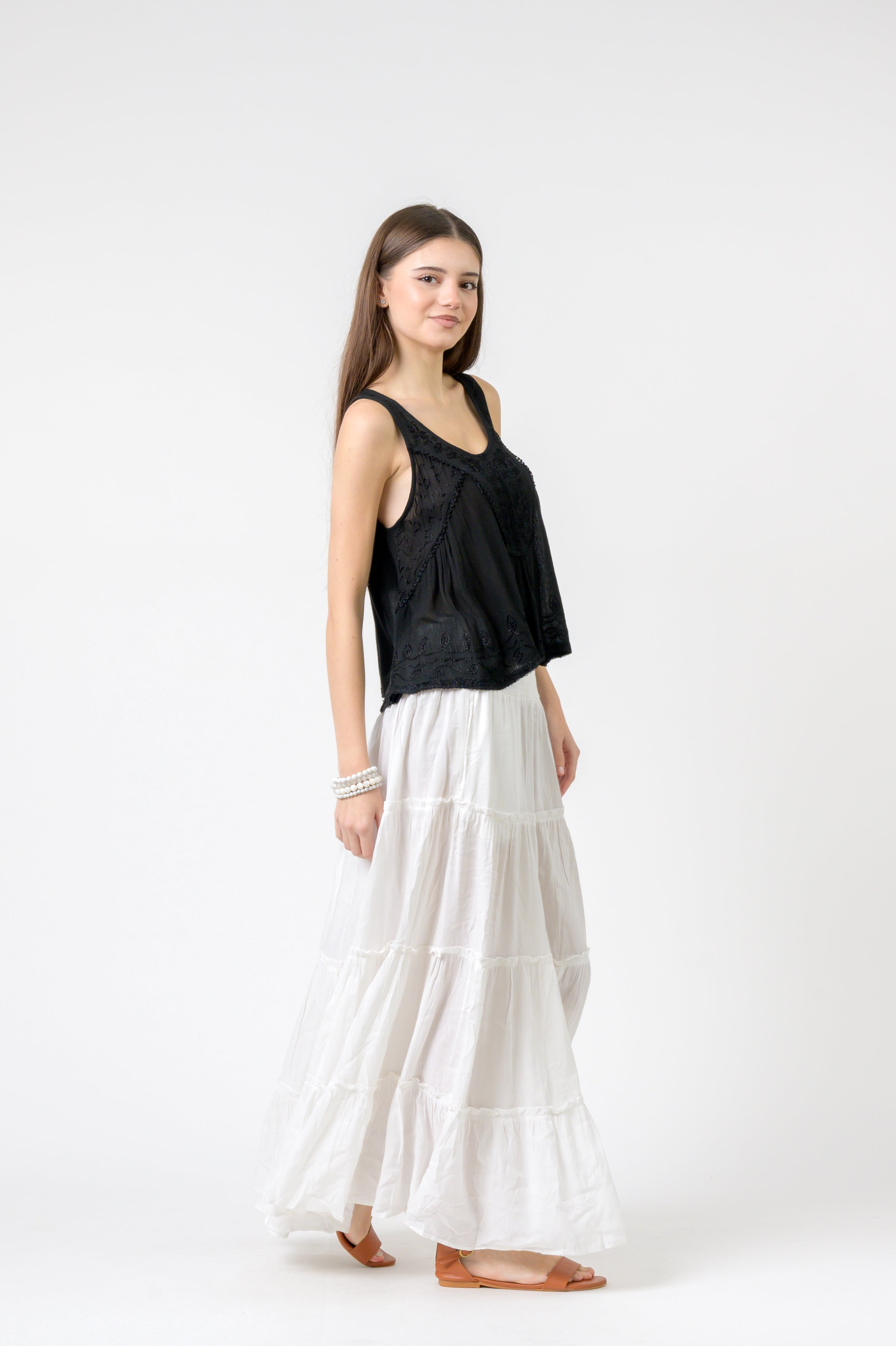 Rhea Petticoat Crop Top