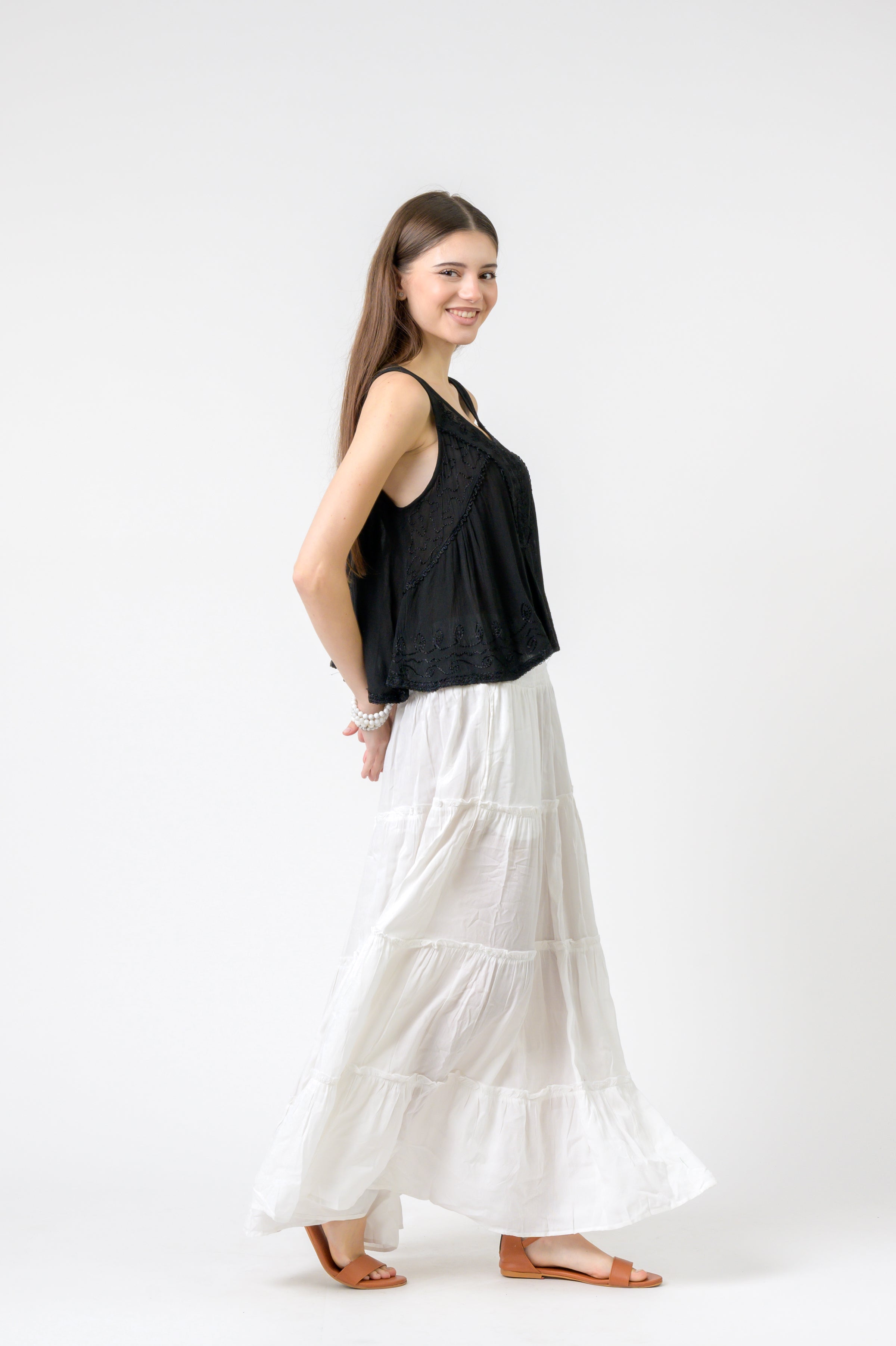 Rhea Petticoat Crop Top