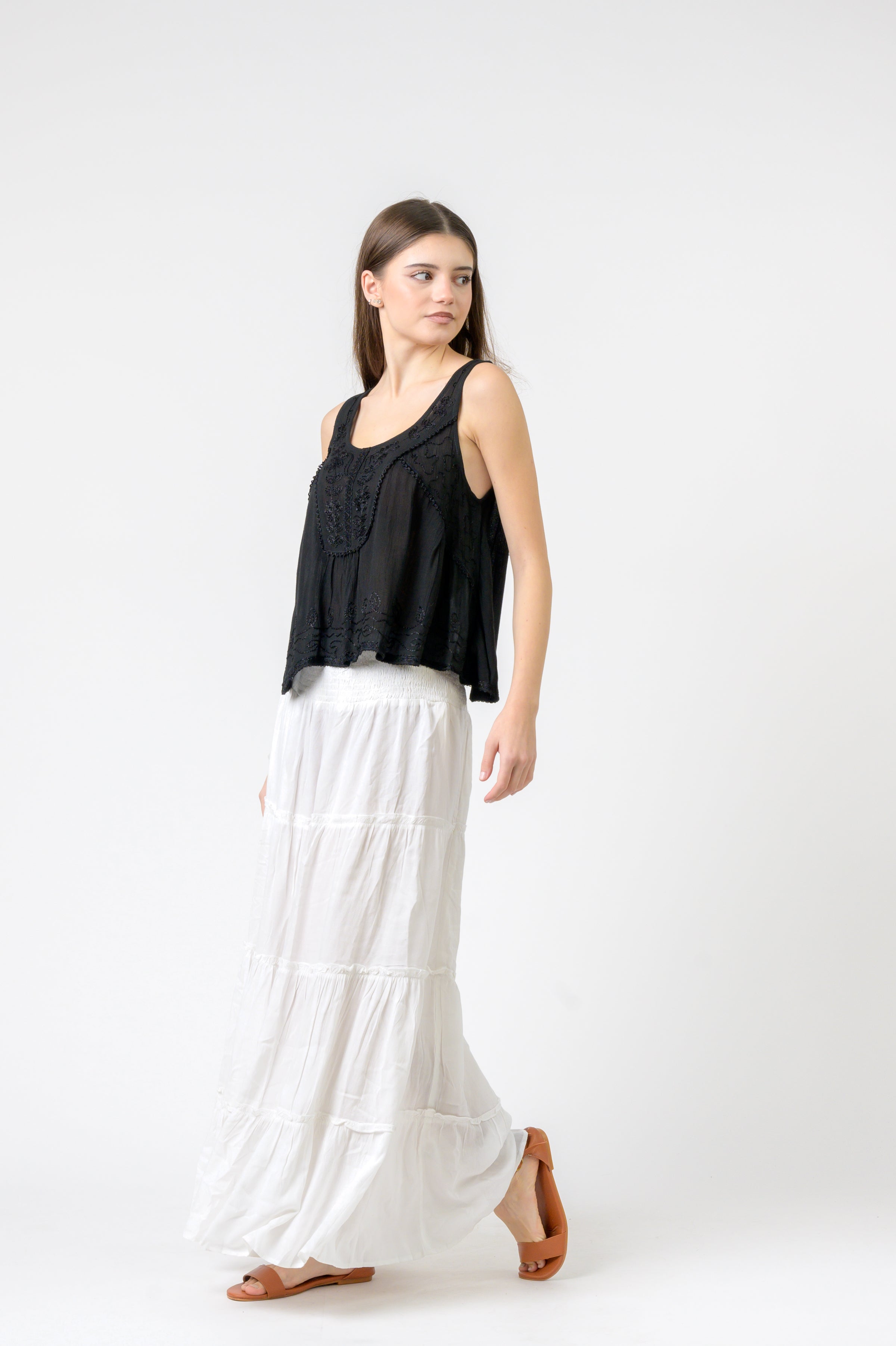 Rhea Petticoat Crop Top