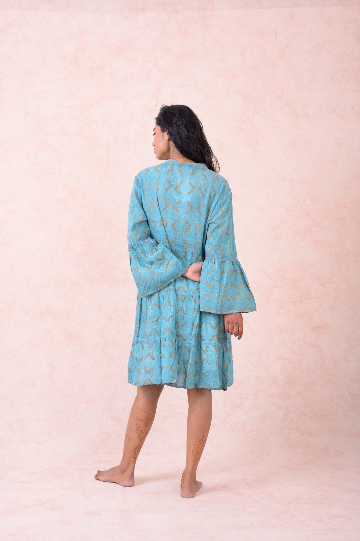 Rhea Block Print Dress