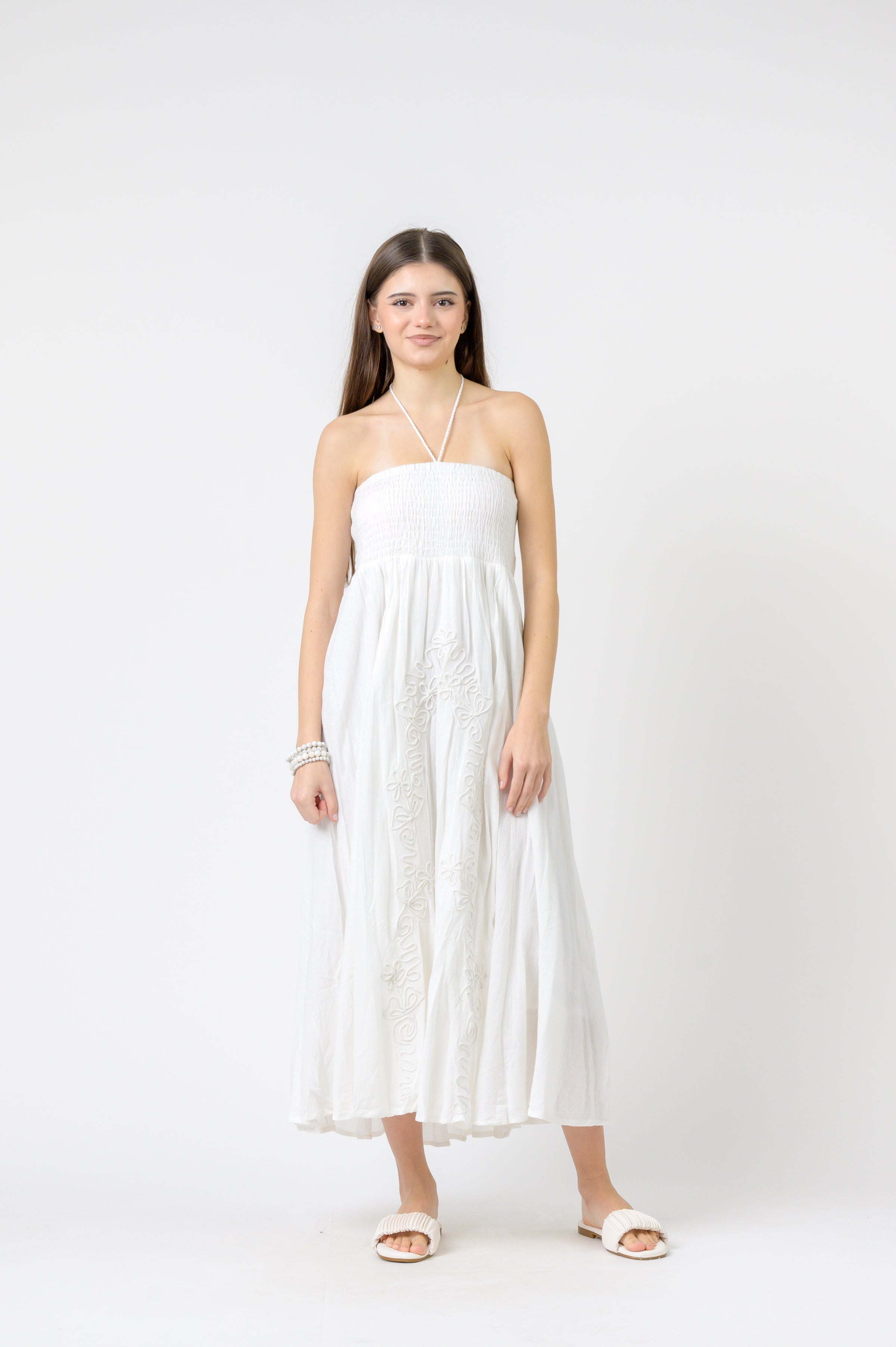 Rhea Mango Smoked Dress