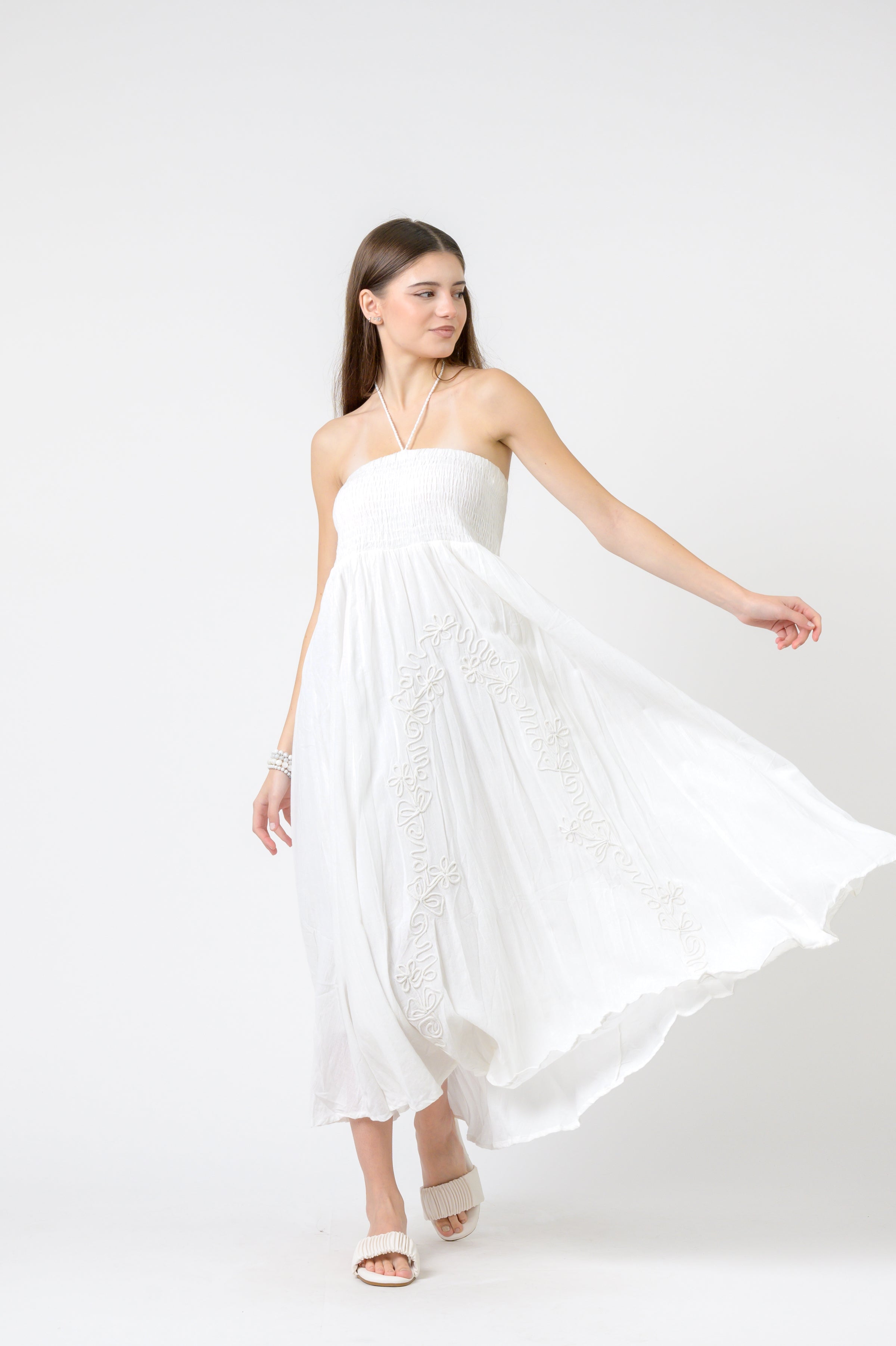 Rhea Mango Smoked Dress