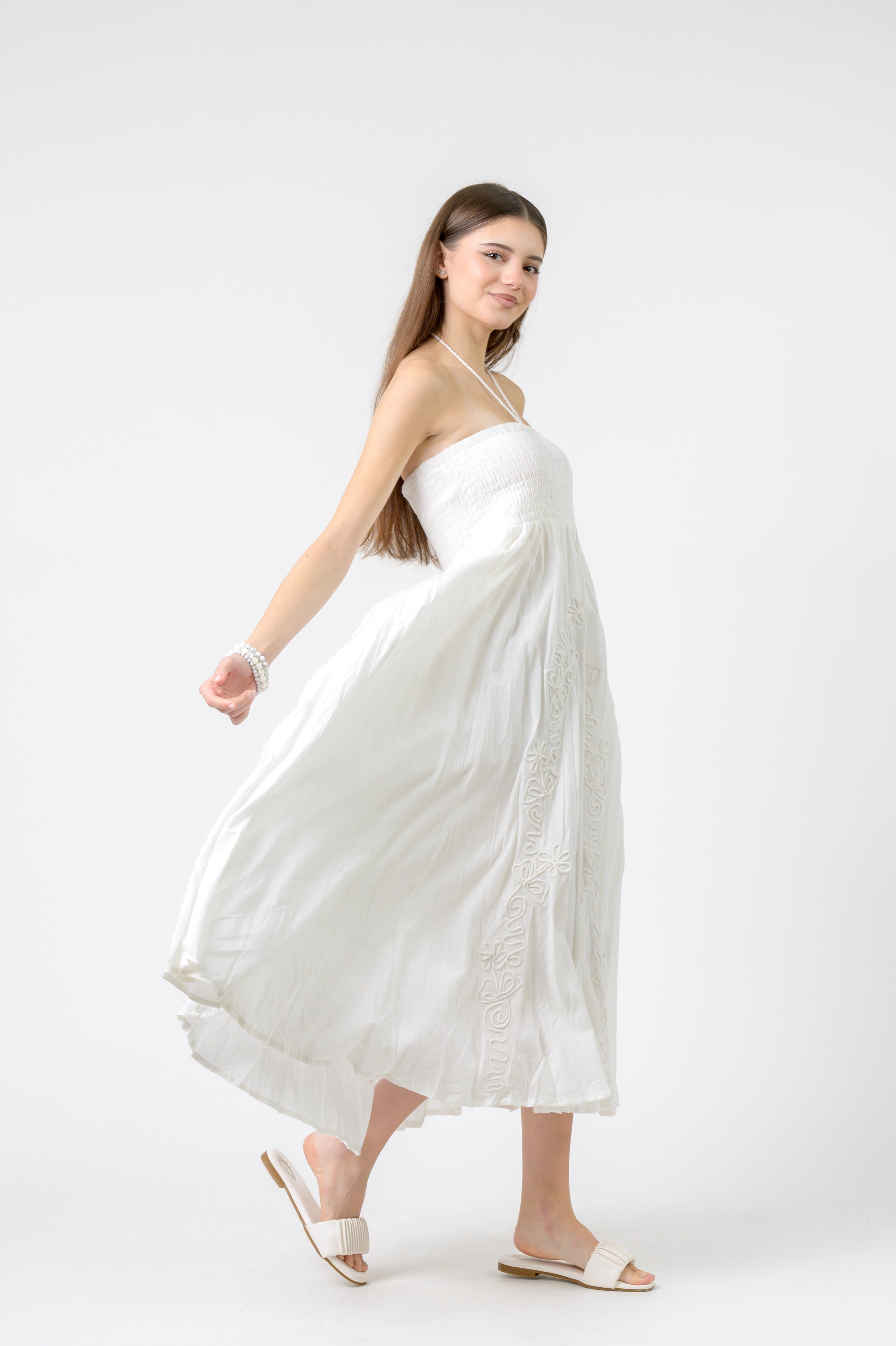 Rhea Mango Smoked Dress