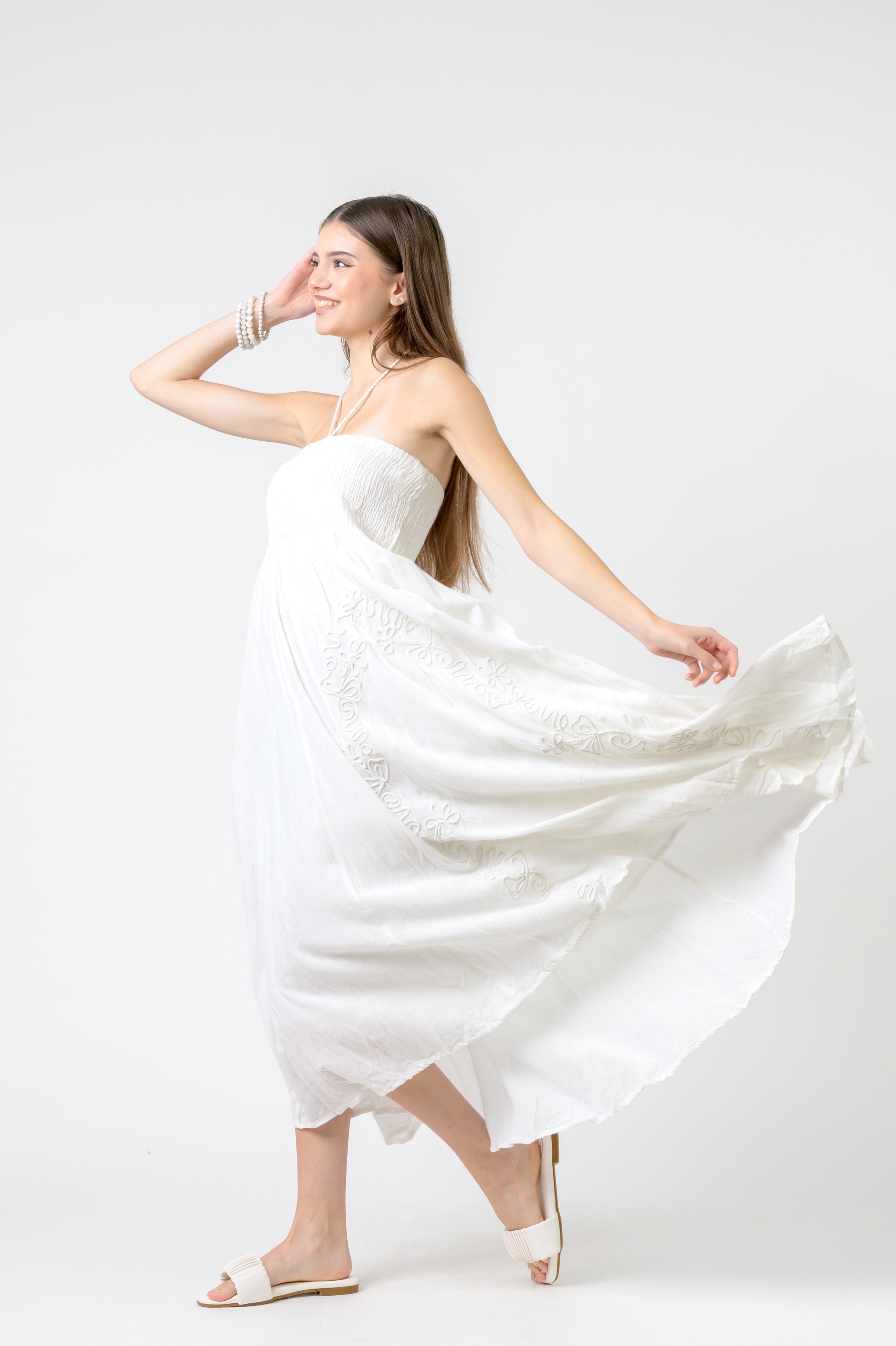 Rhea Mango Smoked Dress