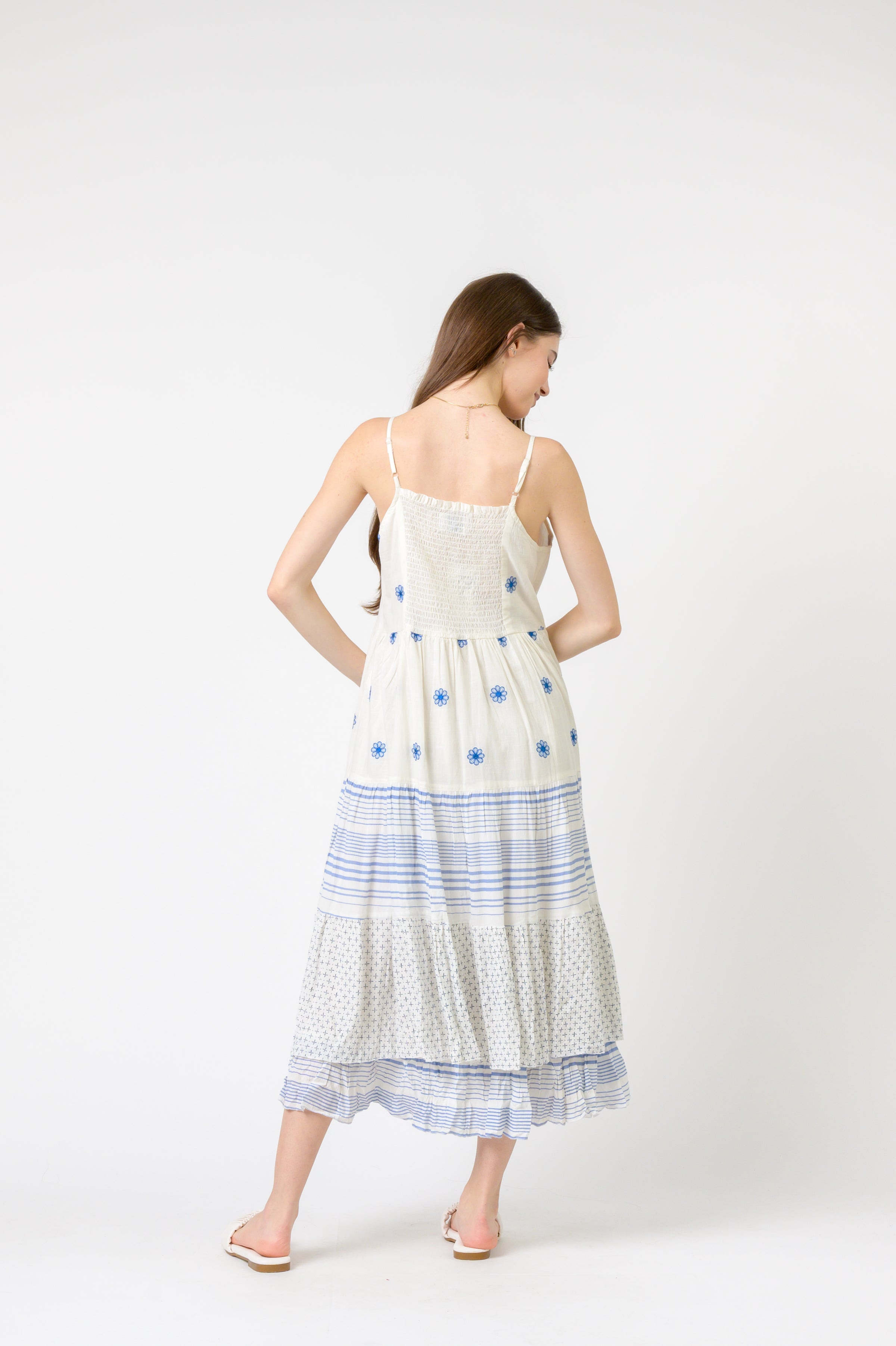 Rhea Flower Spot Dress