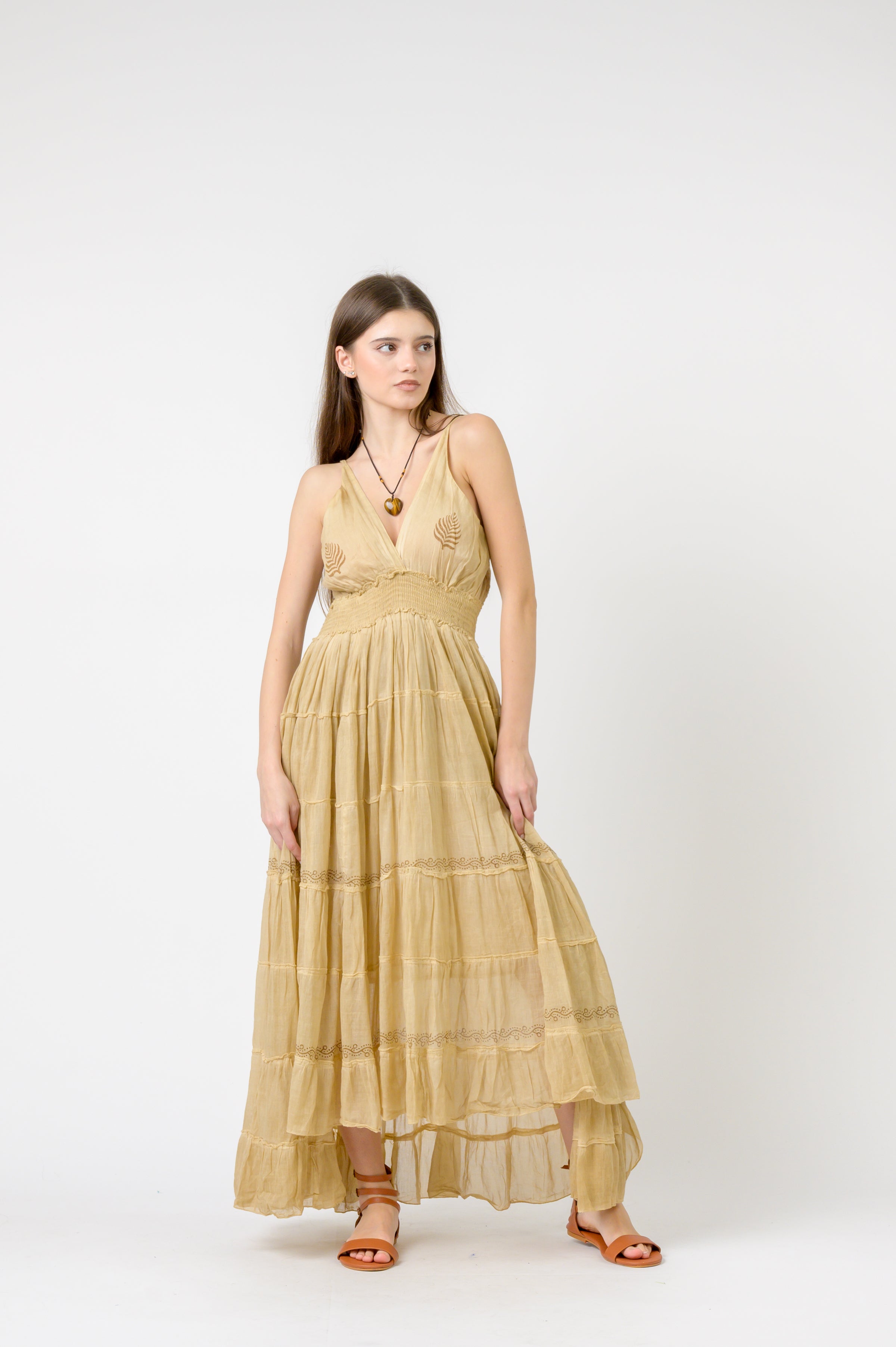 Rhea Long String Dress