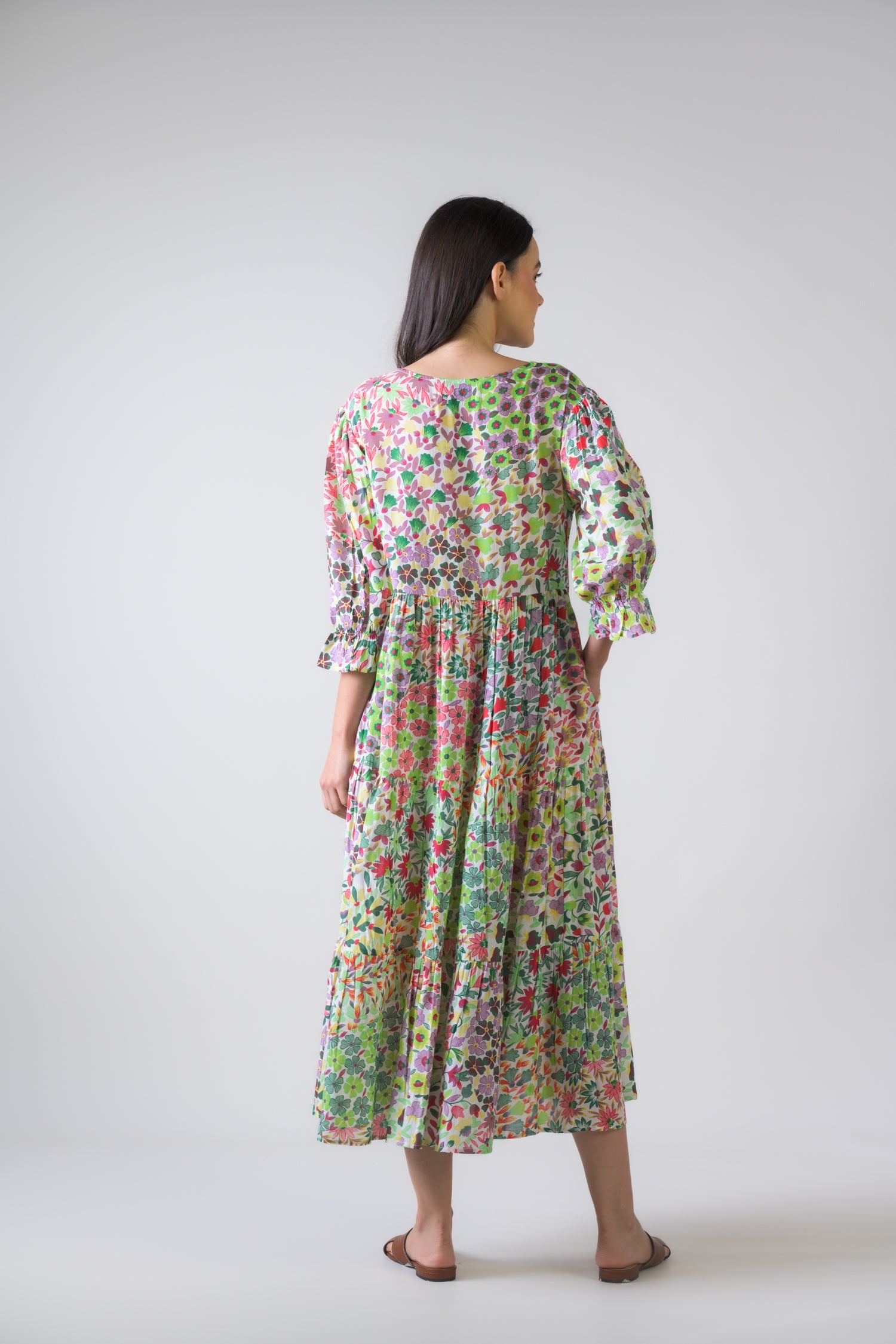 Rhea Flower Garden Bouffant Dress