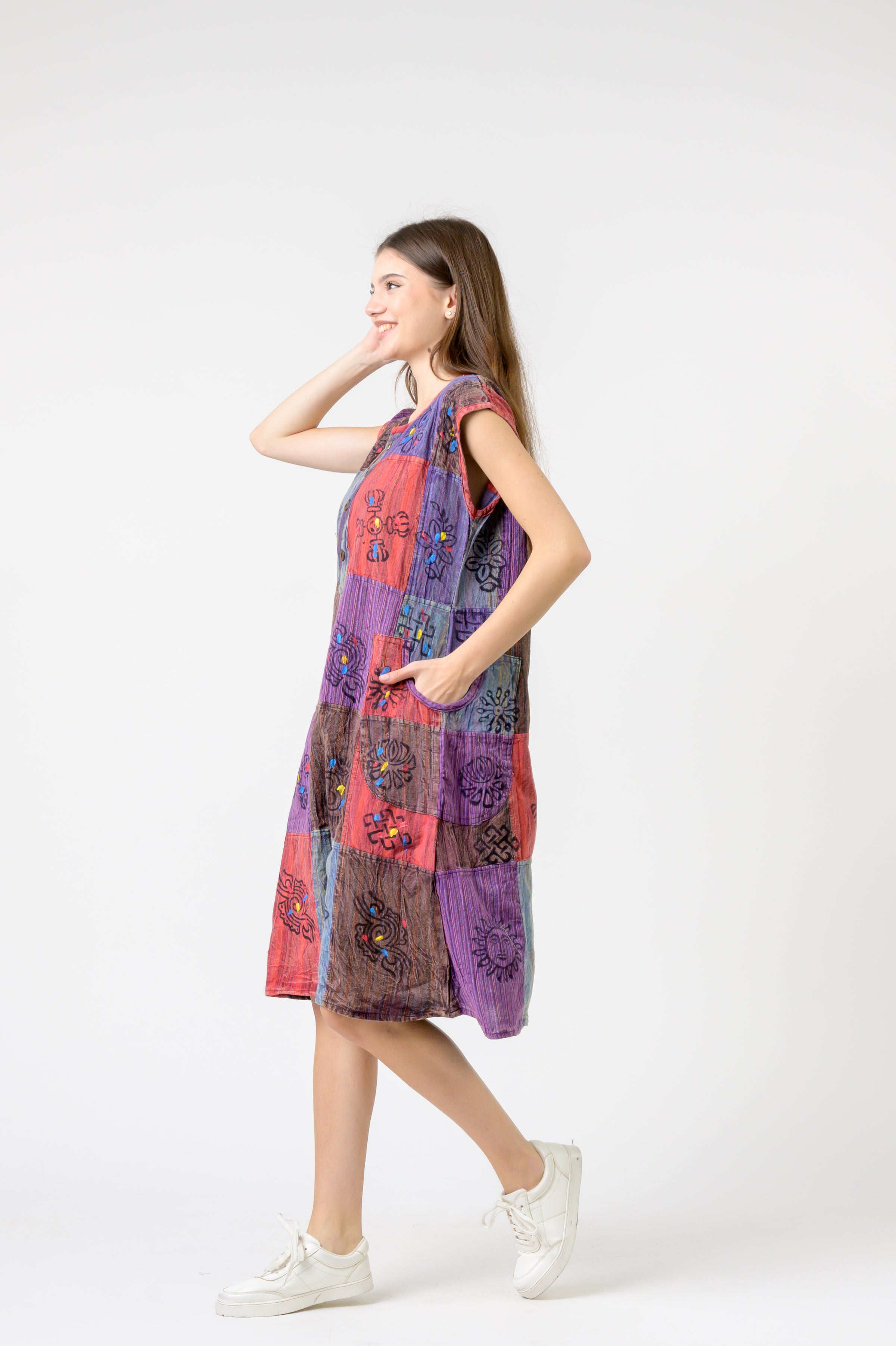 Rhea Button-Down Midi Dress