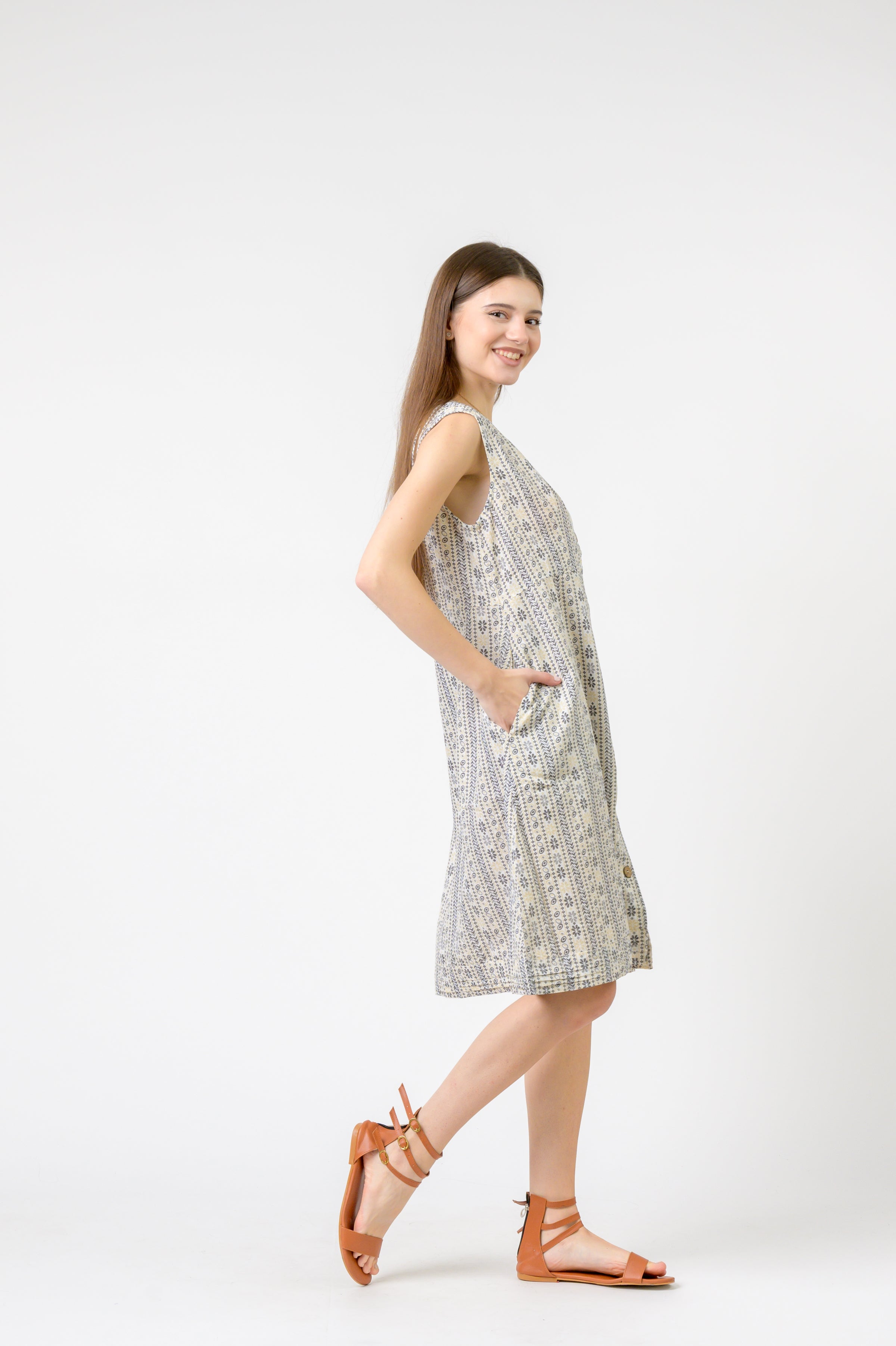 Rhea Heron Dress