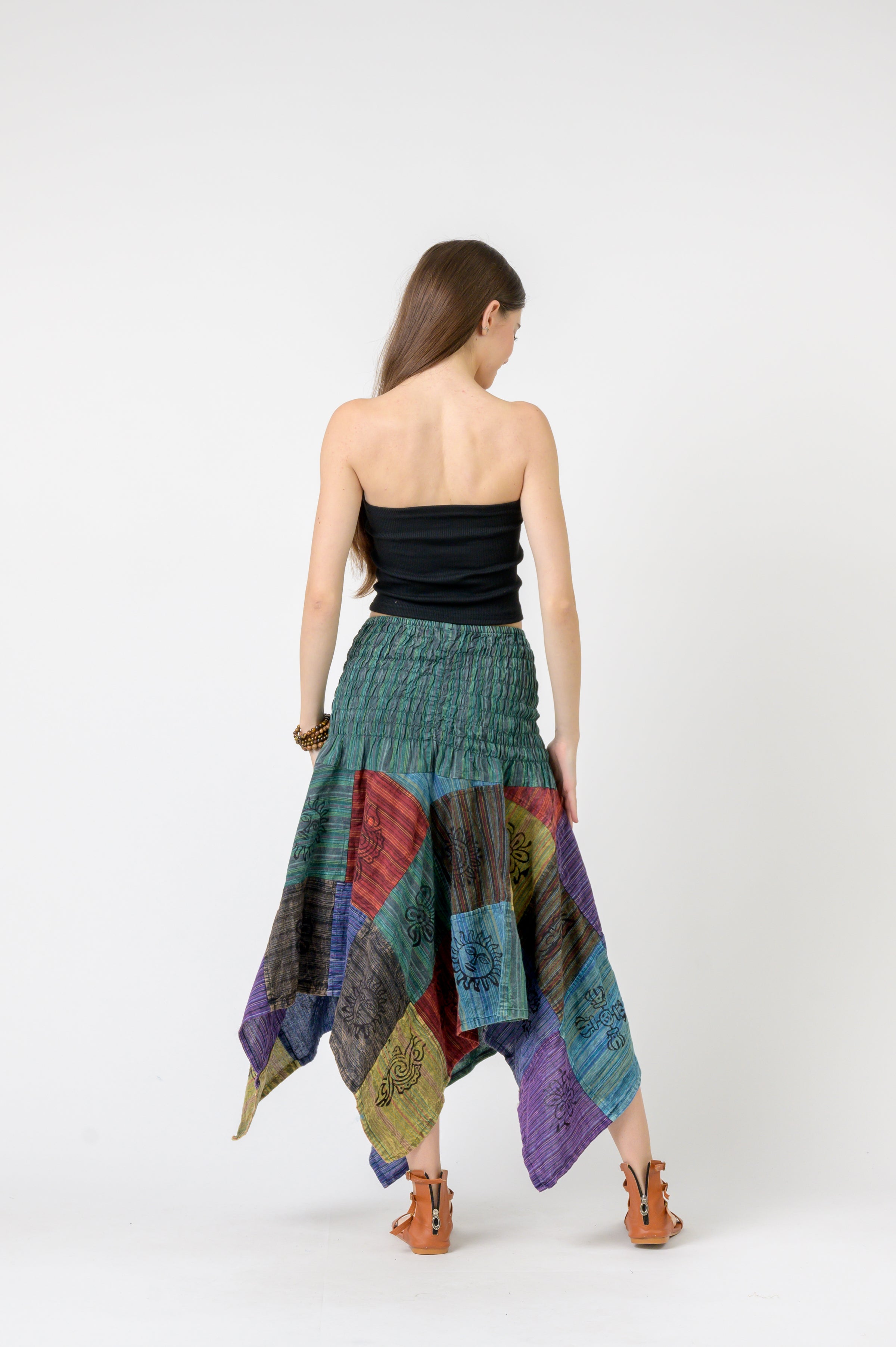 Rhea Pied Pattern Dress