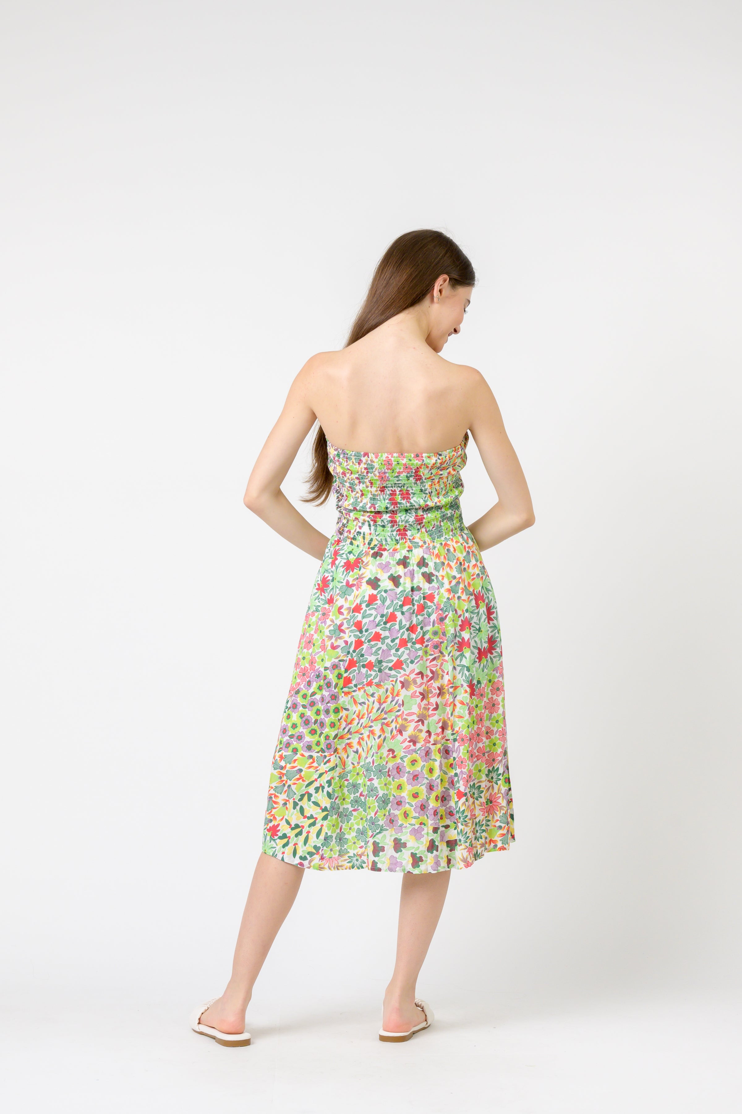 Rhea Flower Garden Short Dress