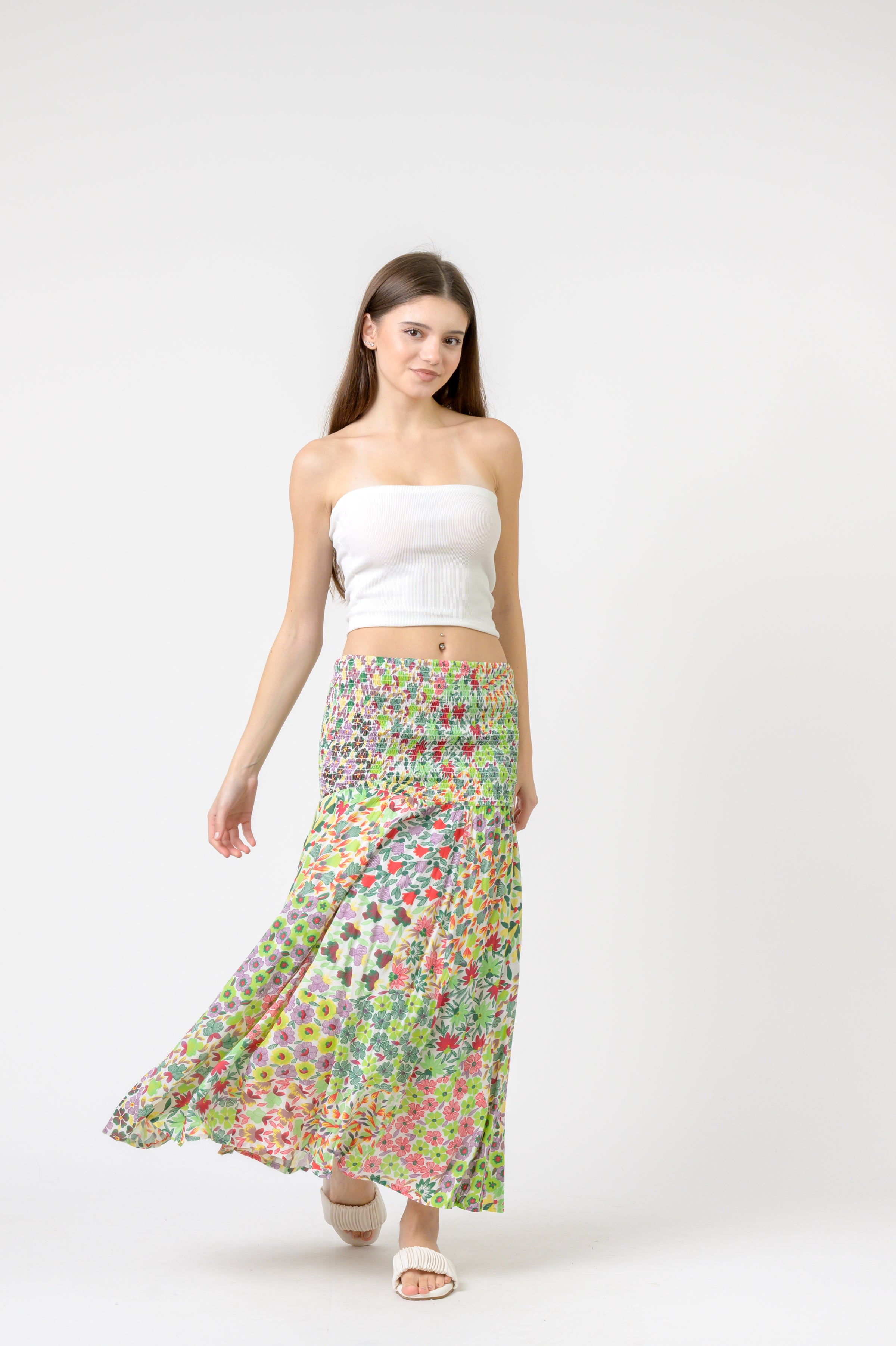 Rhea Flower Garden Short Dress