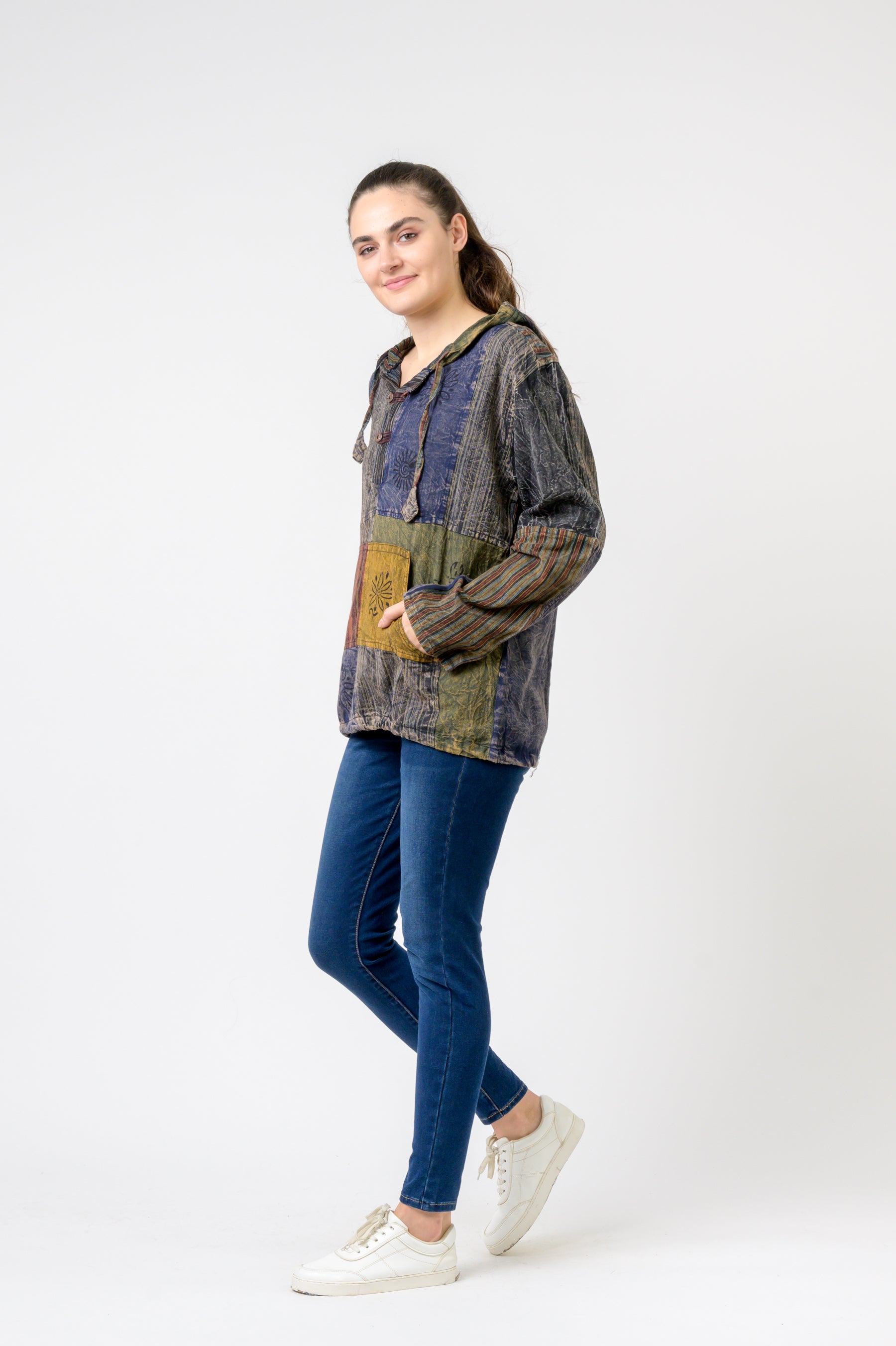 Rhea Bold Cotton Hoodie