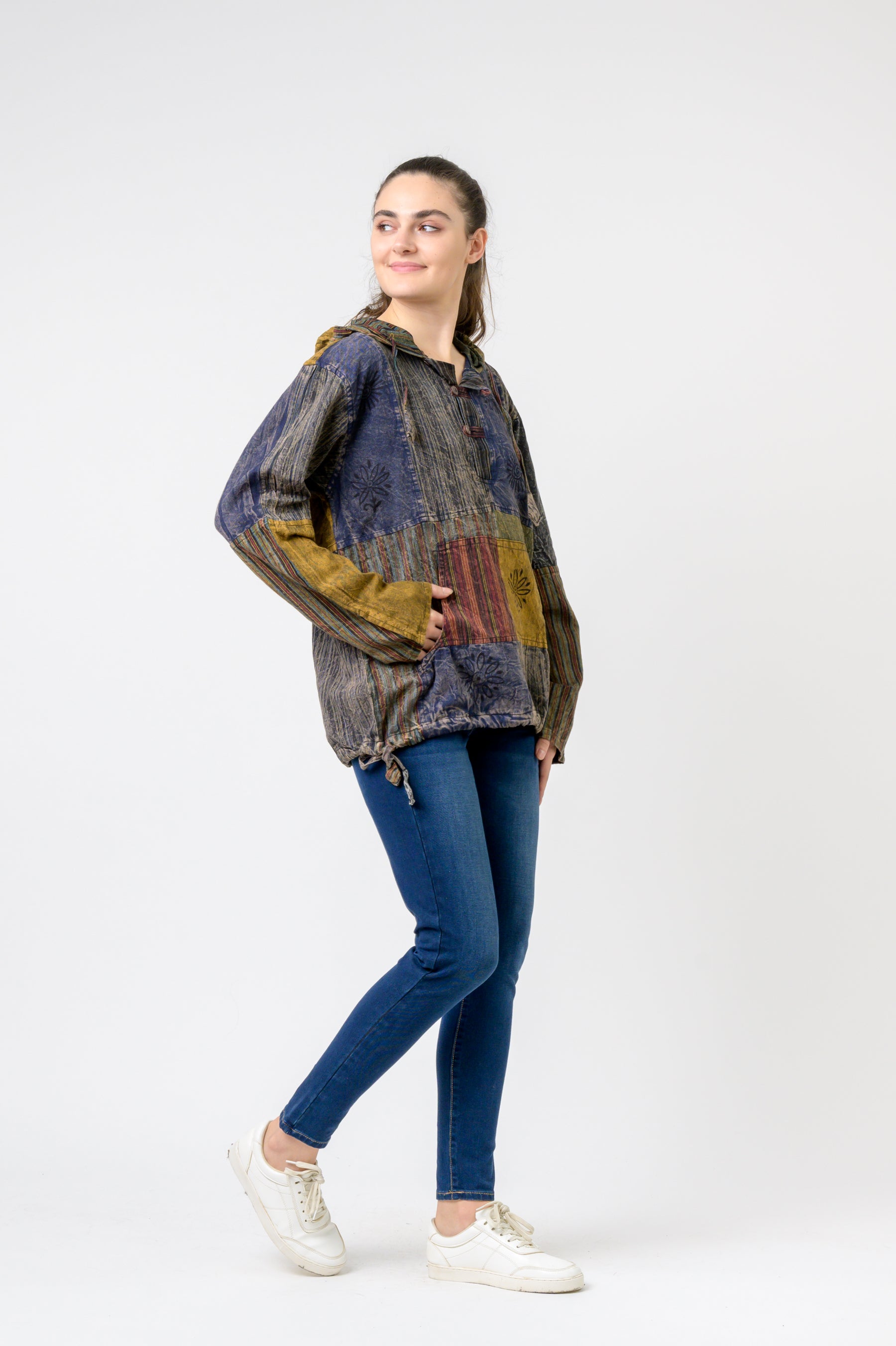 Rhea Bold Cotton Hoodie