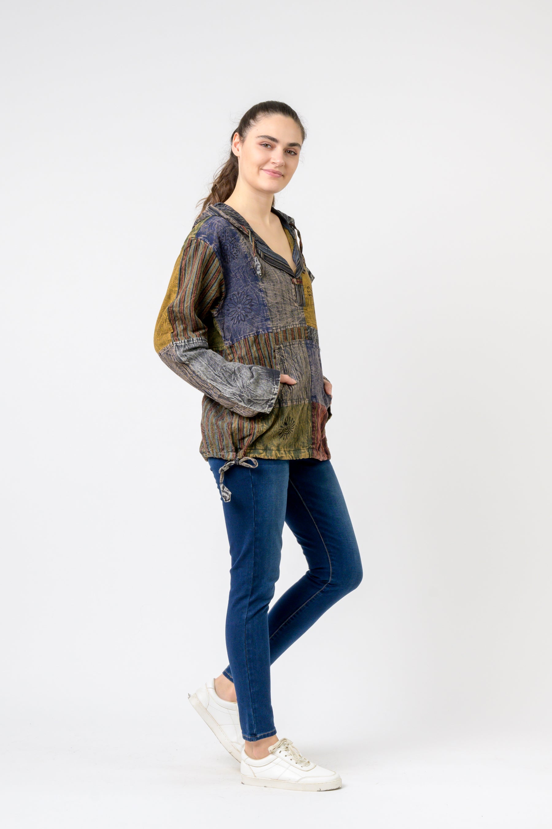 Rhea Bold Cotton Hoodie