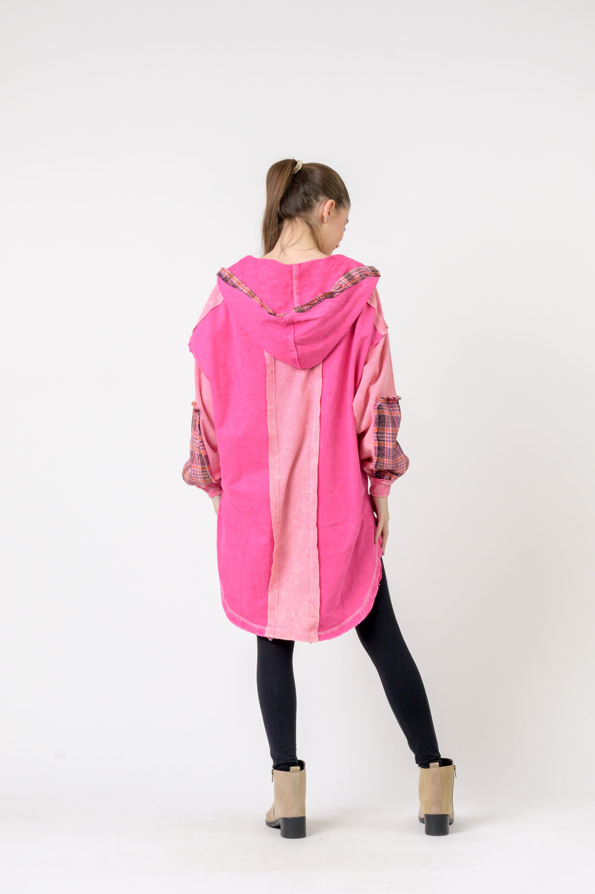 Rhea Edged Cotton Hoodie