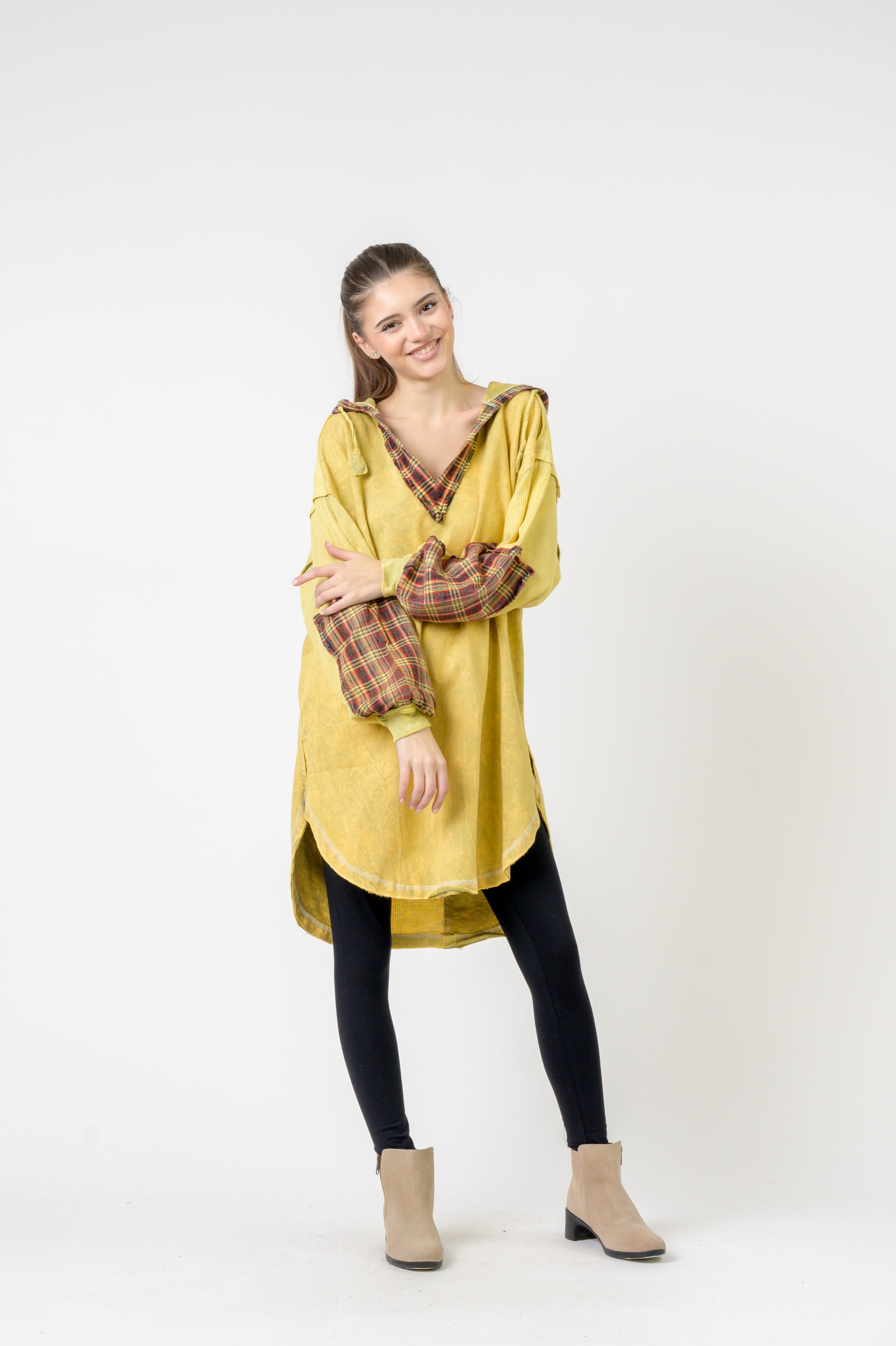 Rhea Edged Cotton Hoodie