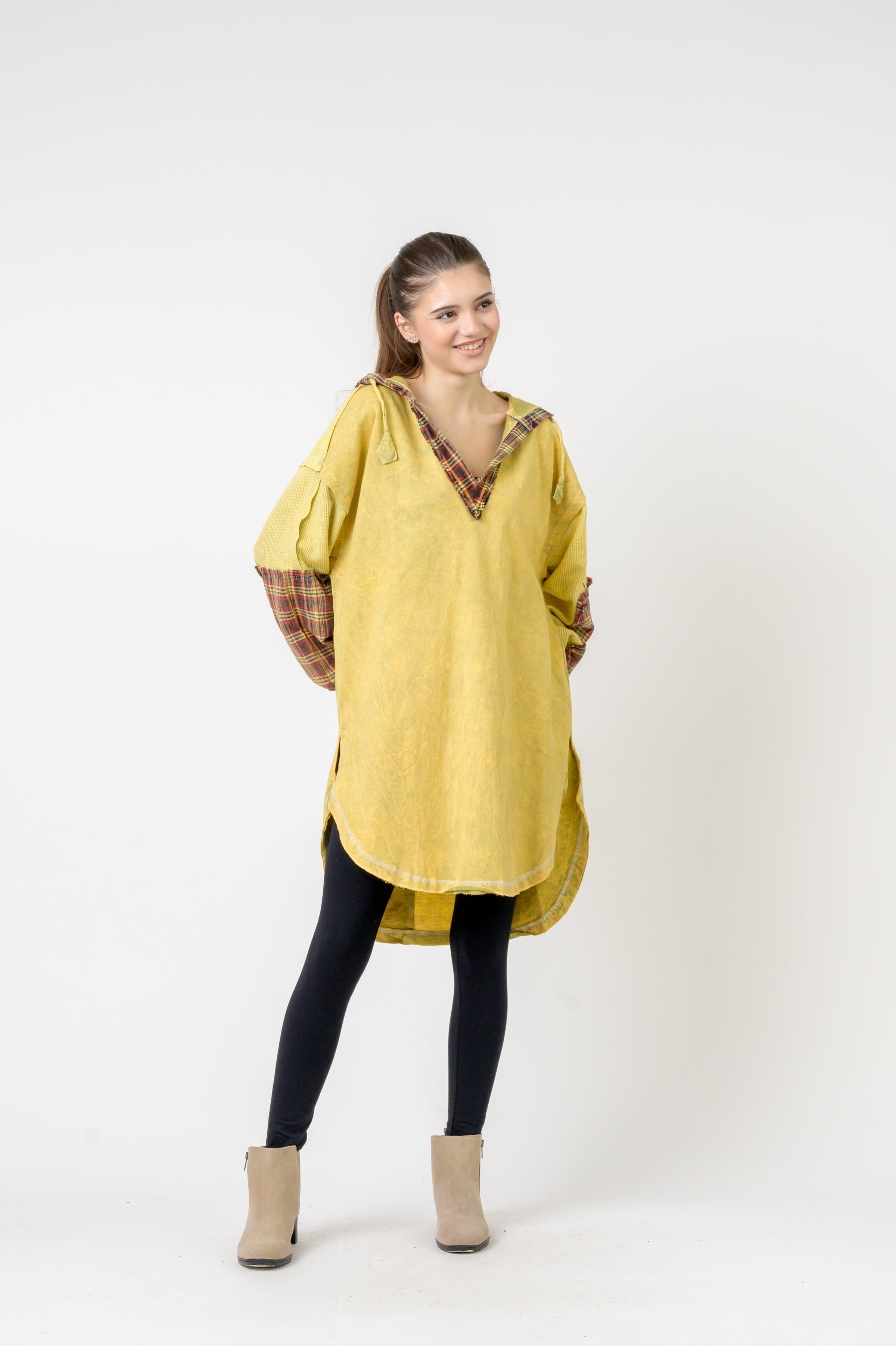 Rhea Edged Cotton Hoodie