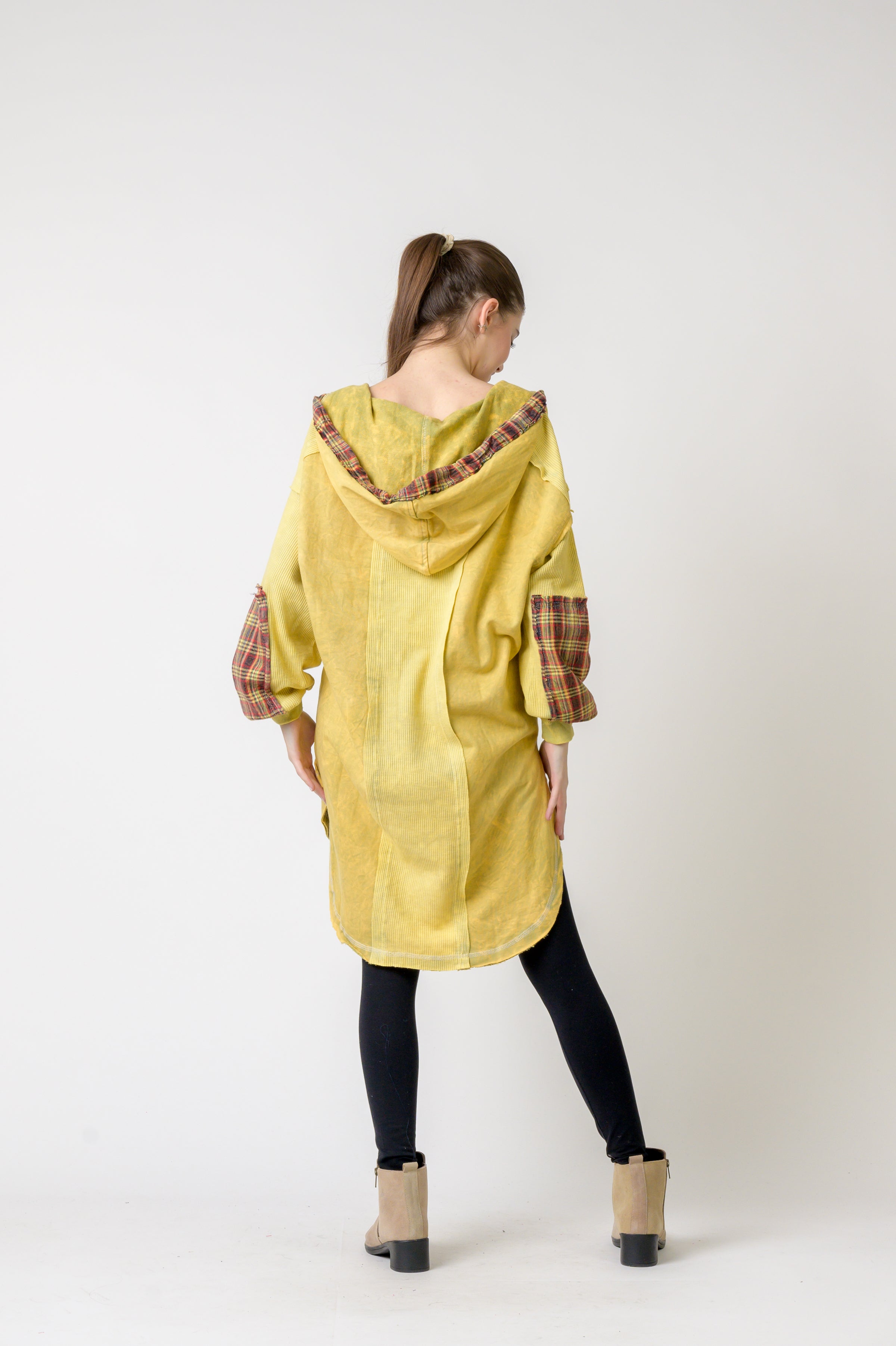 Rhea Edged Cotton Hoodie