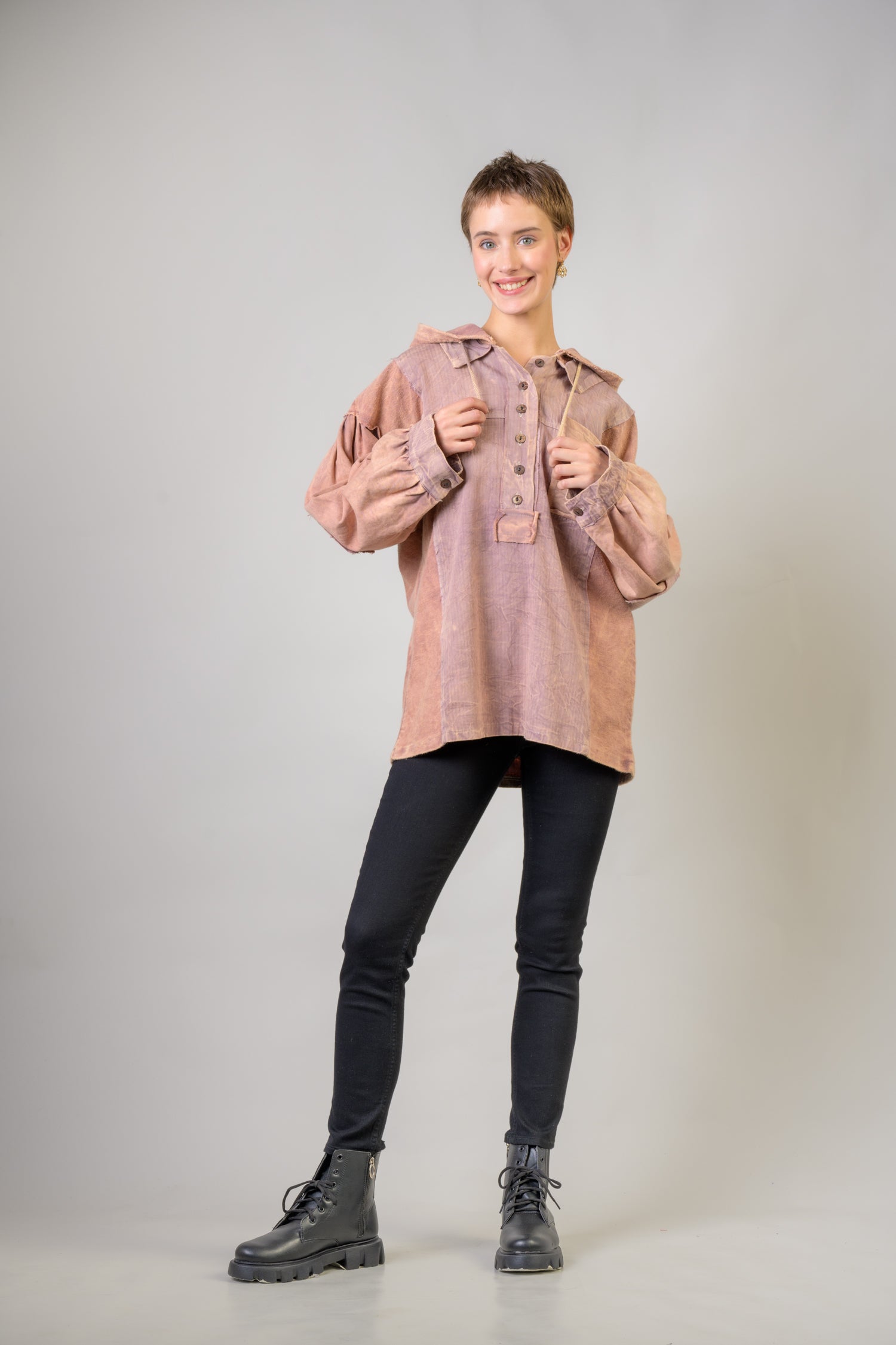 Rhea Front-Pocket Lite Hoodie