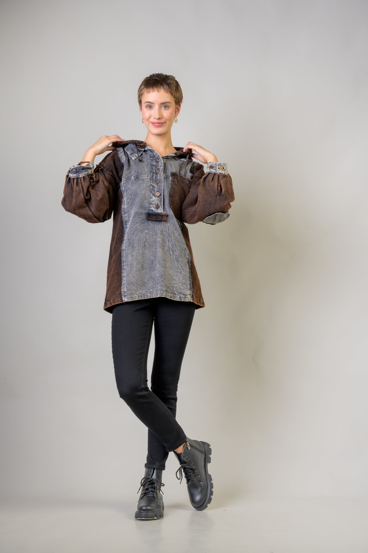 Rhea Front-Pocket Lite Hoodie