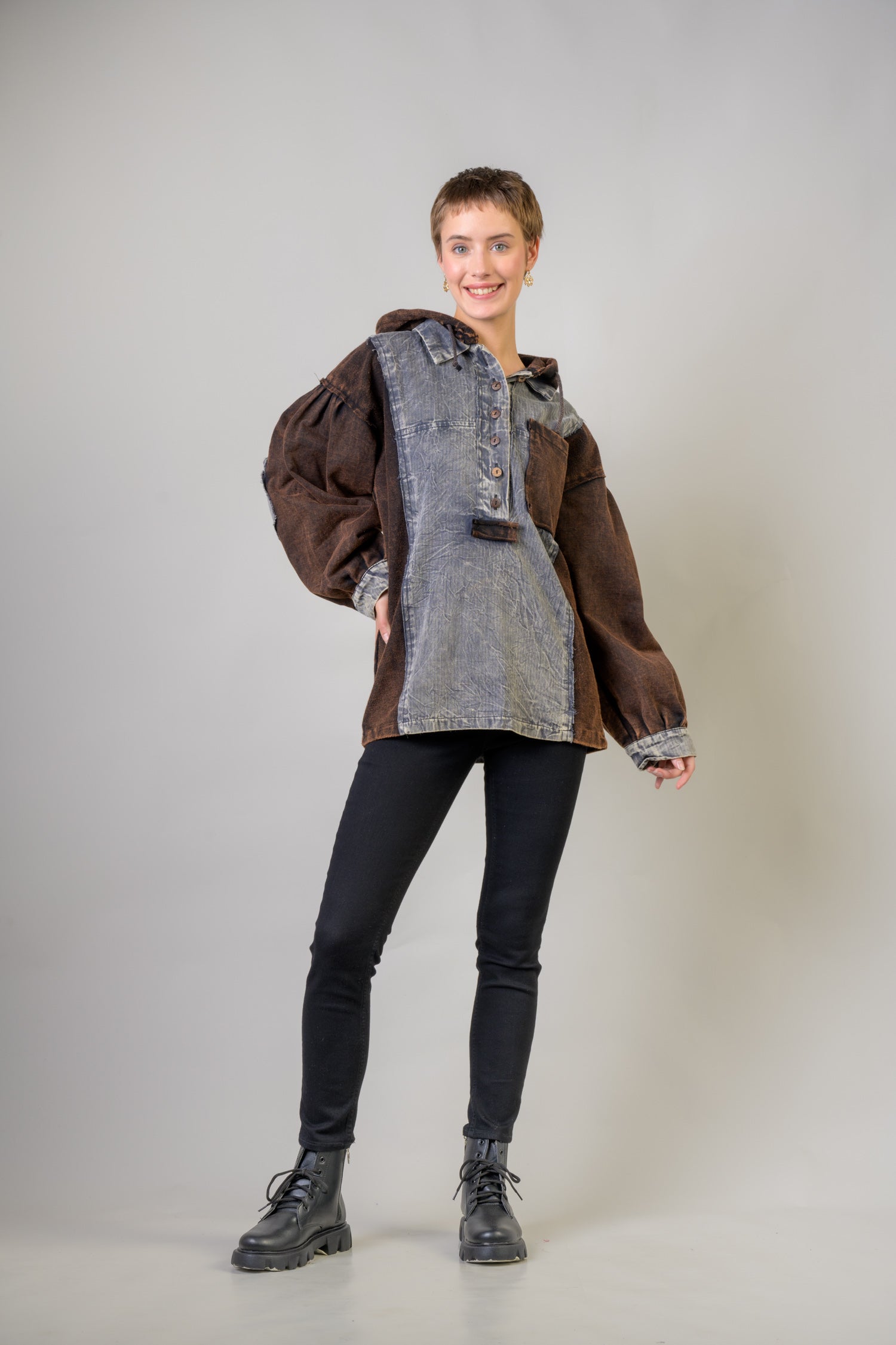 Rhea Front-Pocket Lite Hoodie