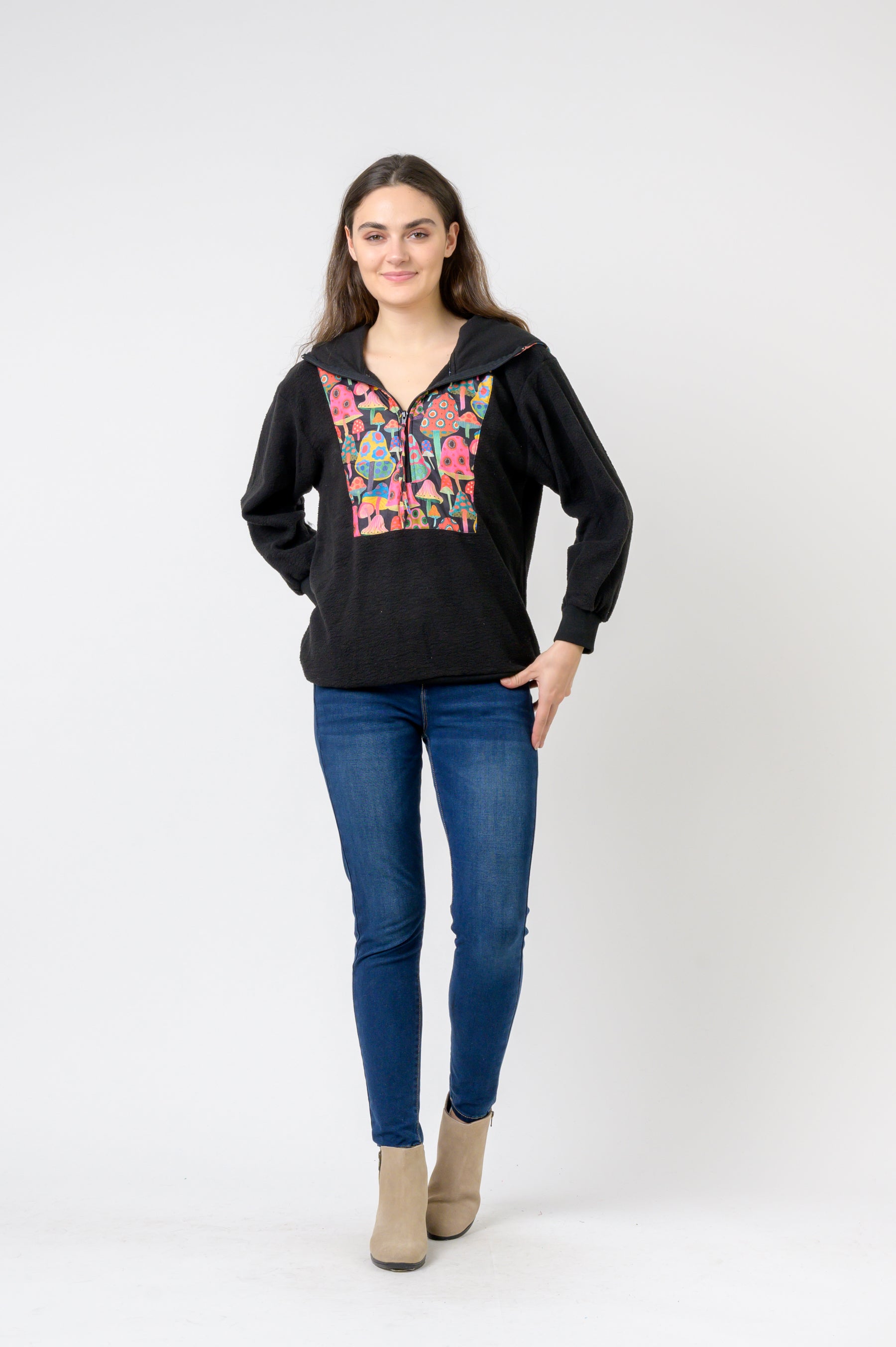 Rhea Insight Pattern Hoodie